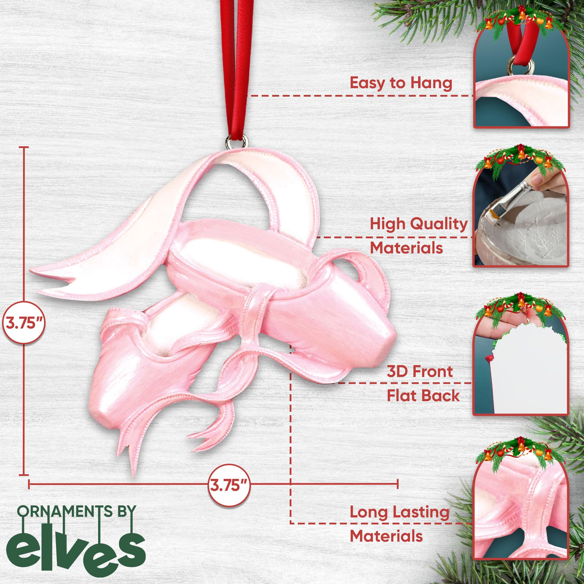 Personalized Dance Teacher Ornament 2024 - Custom Ballet Dancer Christmas Gift for Girls | Perfect for Holiday Decor, Dance Studio Gifts & Teacher Appreciation