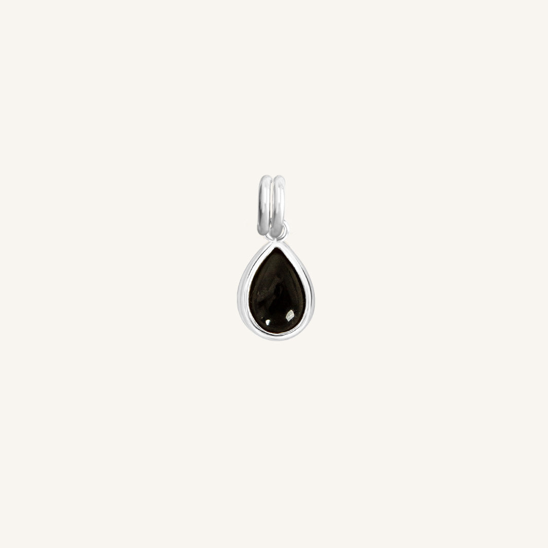 Black Onyx Trove Charm - Elegant Gemstone Jewelry for Women | Perfect for Gift Giving, Meditation & Spiritual Healing