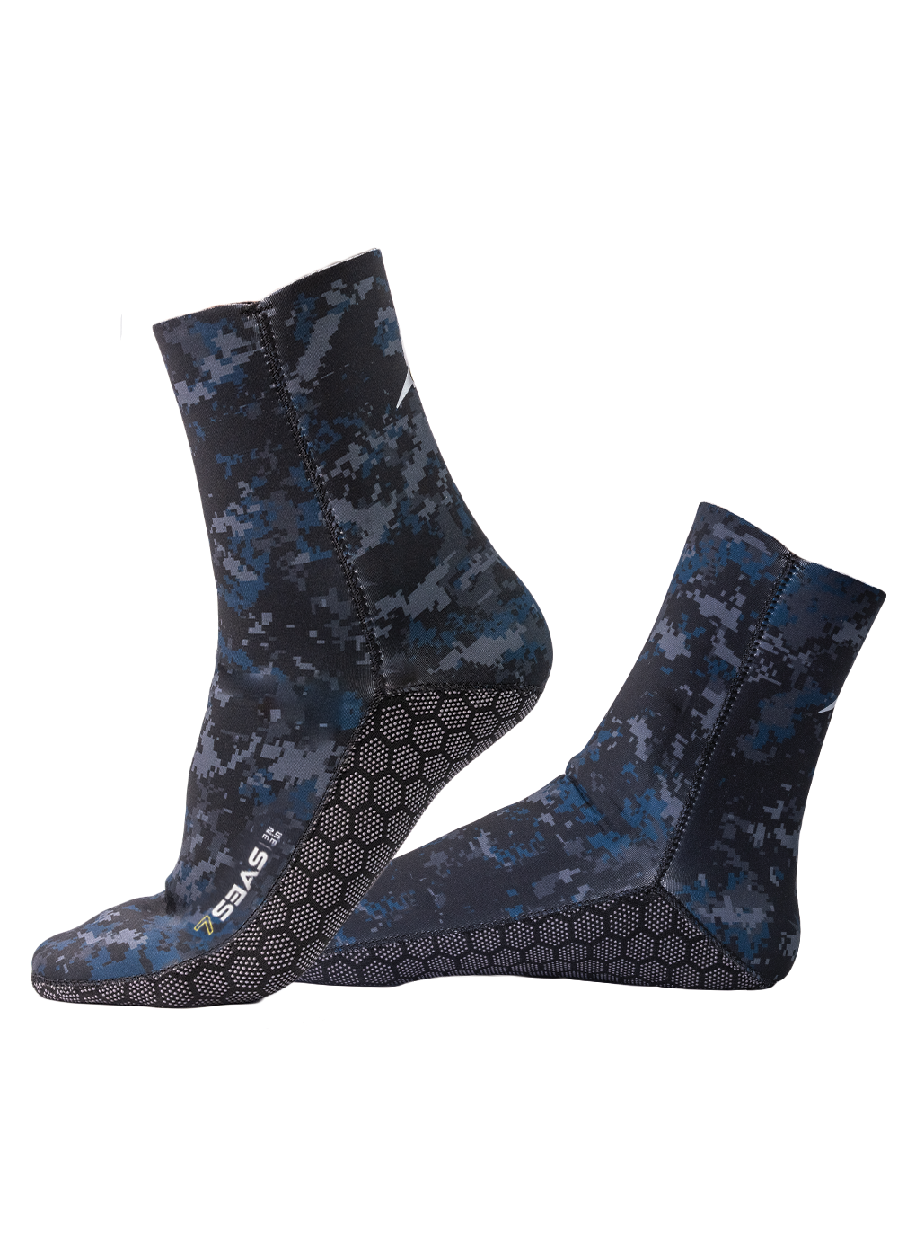 Spearo 7 Seas 2.5mm Neoprene Diving Socks for Scuba, Snorkeling & Water Sports - Warm & Comfortable Foot Protection for Cold Water Activities