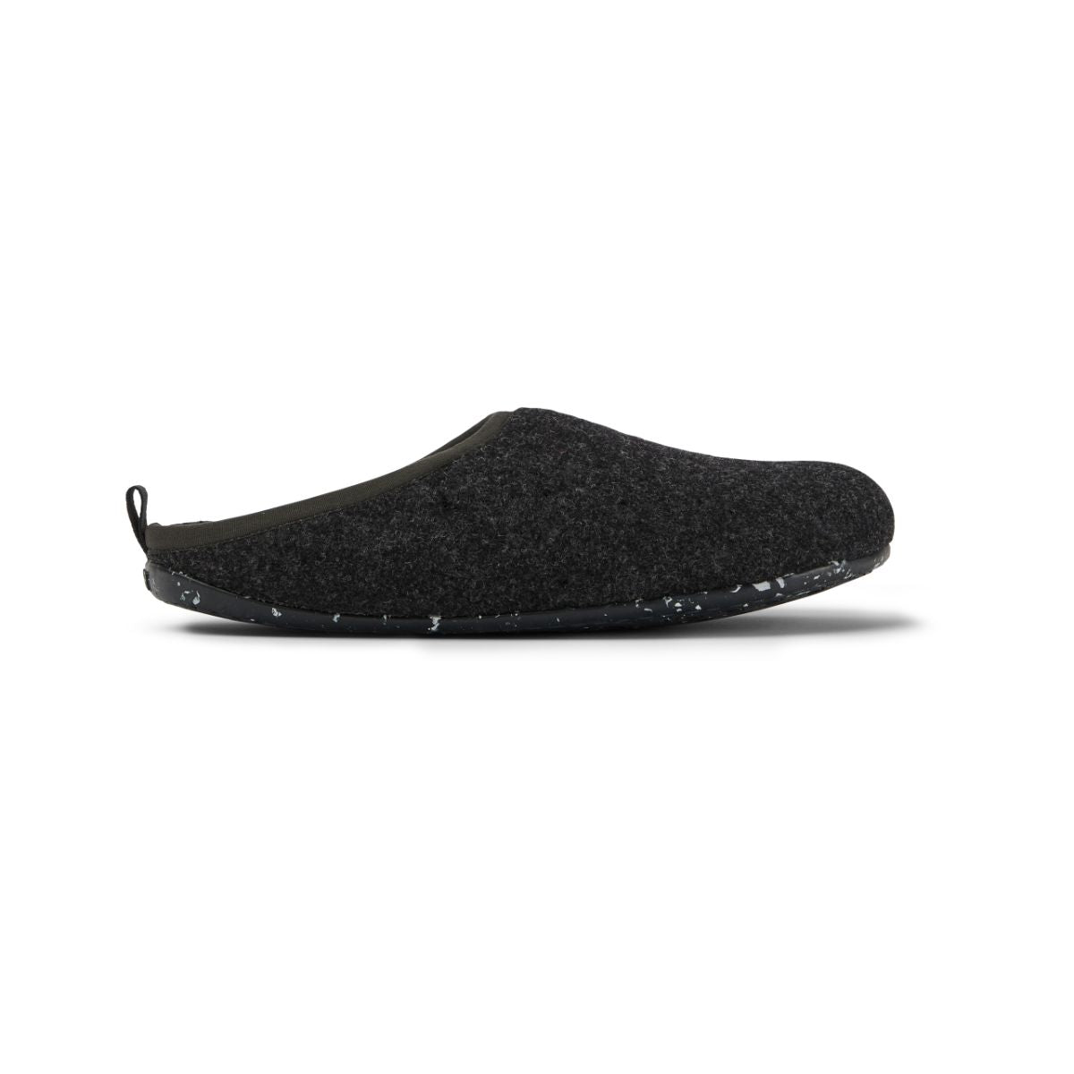 Camper Men's Wabi Leather Sneakers - Dark Gray Casual Shoes for Walking & Travel | Comfortable Slip-On Loafers for Everyday Wear