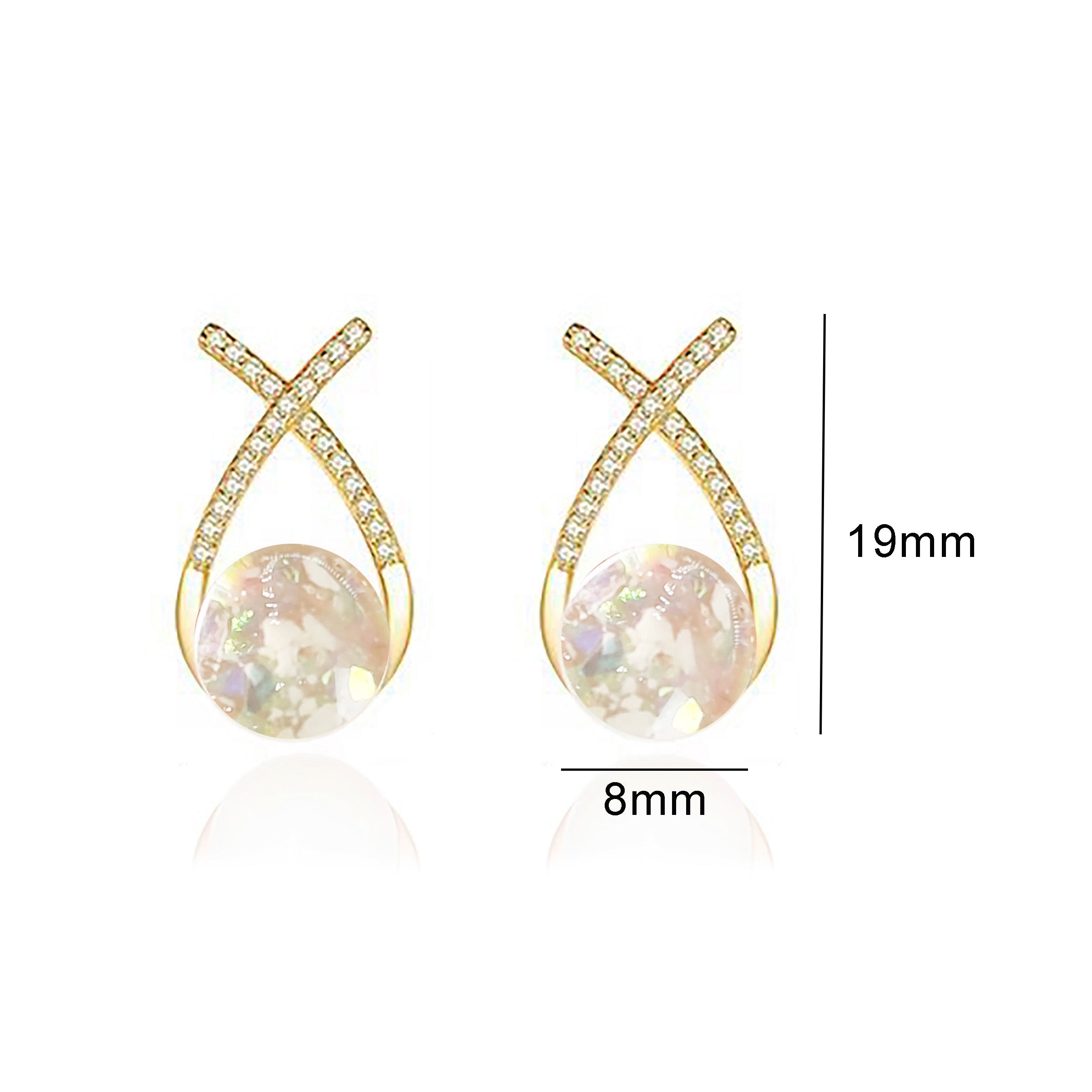 Infinity Embrace: Elegant Ashes Memorial Earrings for Women - Perfect for Remembrance, Sympathy Gifts & Special Occasions