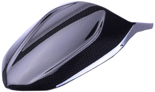 Bestem CBMV-F312-HGR Black Carbon Fiber Rear Hugger for Motorcycle - High-Quality Fender Guard for Sport Bikes, Dirt Bikes & Street Bikes - Perfect for Racing, Off-Road & Daily Commuting