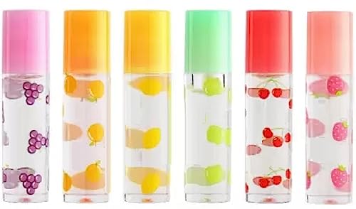 Fruit Toot Lip Oil - Semi-Glossy Transparent Lip Gloss for Hydration & Shine | Colorless Moisturizing Lip Care | Perfect for Daily Wear, Date Night & Makeup Looks