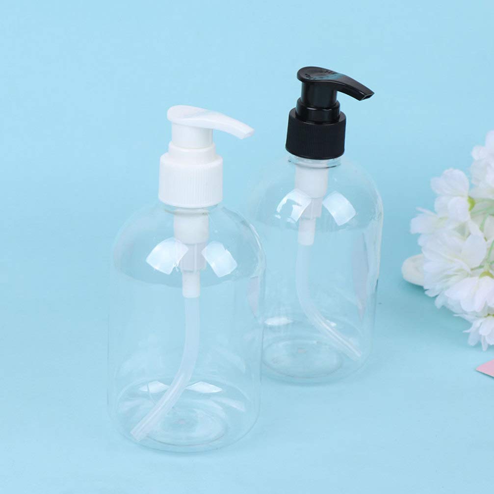 5-Pack 350ml Refillable Spray Bottles - Black Plastic Travel Containers for Hand Sanitizer, Alcohol, Lotion & Cleaning Solutions | Perfect for Home, Office, Travel & DIY Projects