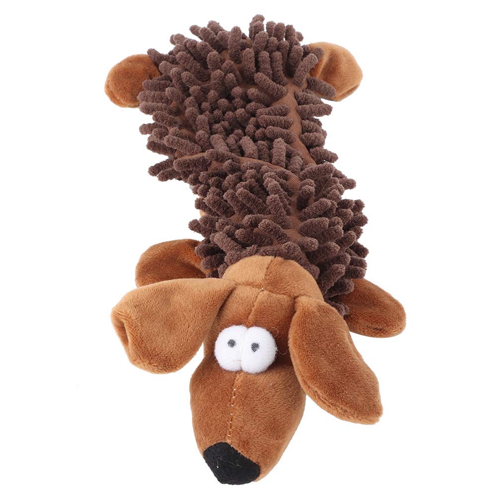 Durable Noodle Plush Squeaky Dog Chew Toy for Small & Medium Dogs - Teething Relief & Interactive Play | Perfect for Indoor Playtime & Outdoor Fetching