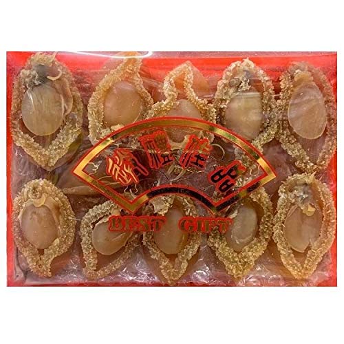 Premium Dried Dalian Abalone - 8oz Large Size Gourmet Gift Box | Perfect for Soups, Stews & Luxury Gifting
