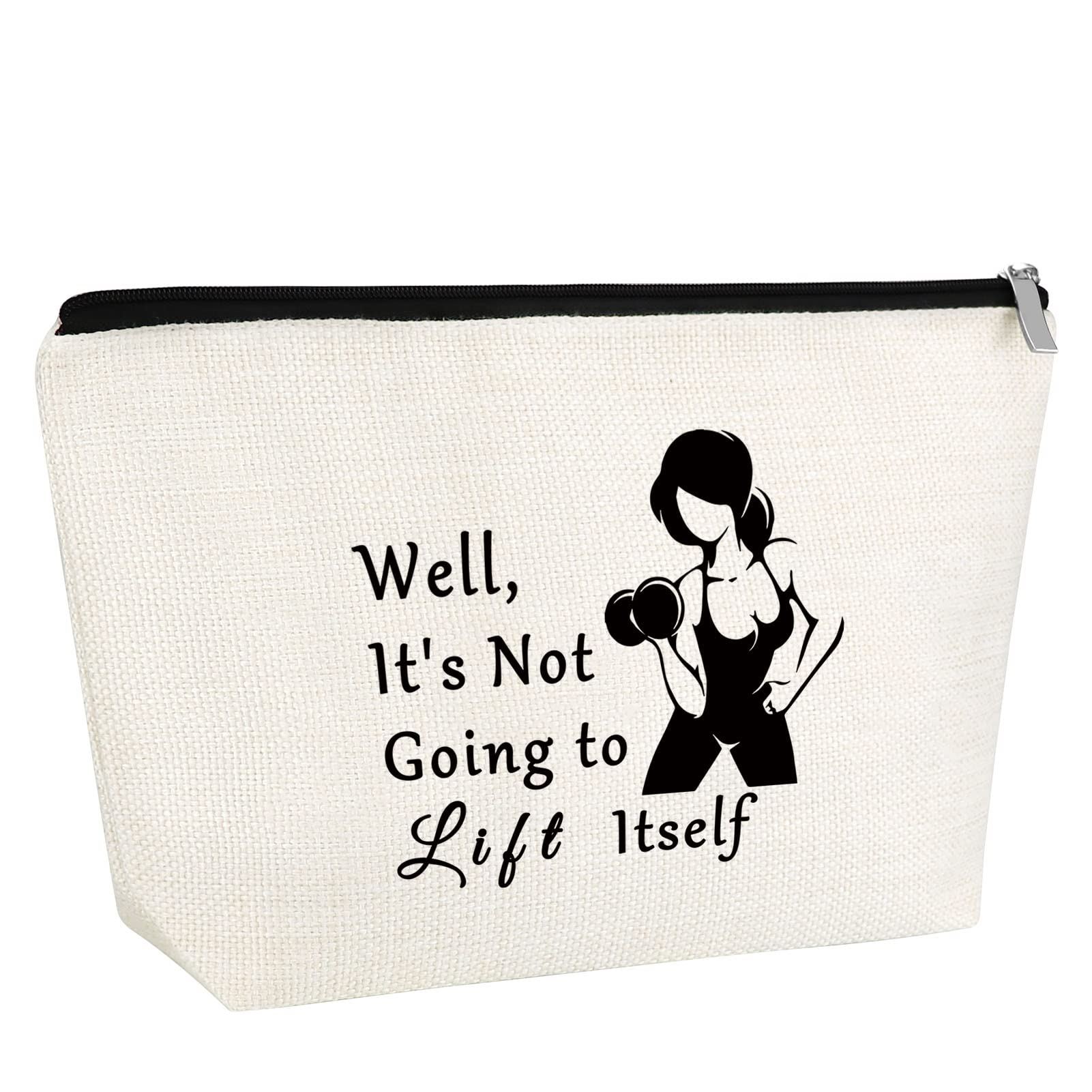 Premium Weightlifting Makeup Bag - Perfect Gift for Fitness Lovers, Coaches & Trainers - Durable Cosmetic Organizer for Gym, Travel & Work - Ideal for Appreciation, Retirement & Thank You Gifts