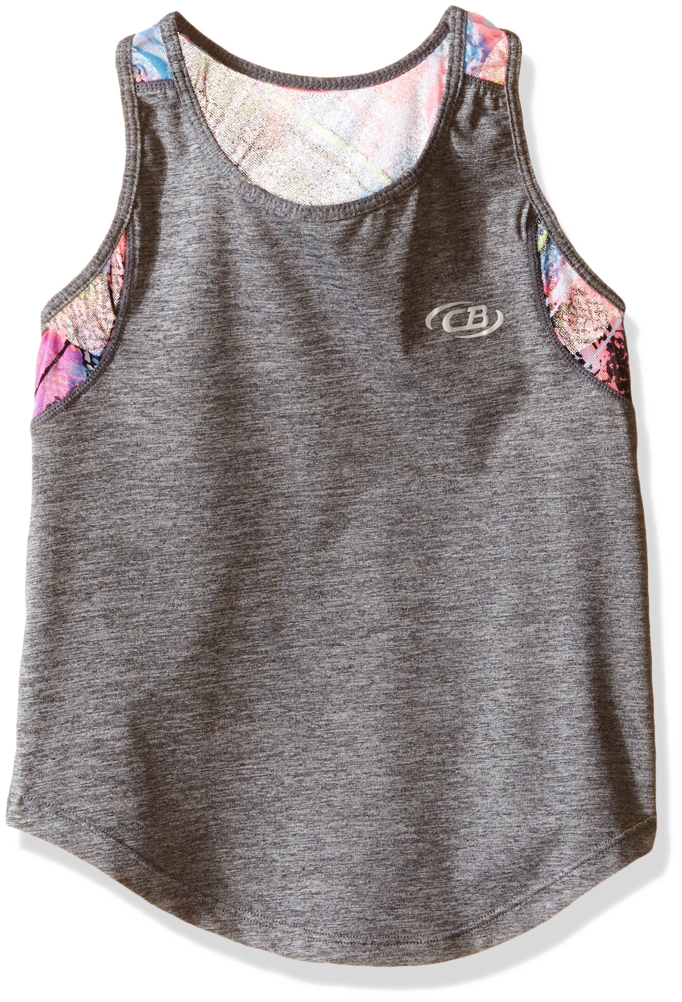 CB Sports Girls' Active Racerback Performance Tank Top - Breathable Workout Shirt for Running, Yoga & Gym - Athletic Wear for Teens & Kids