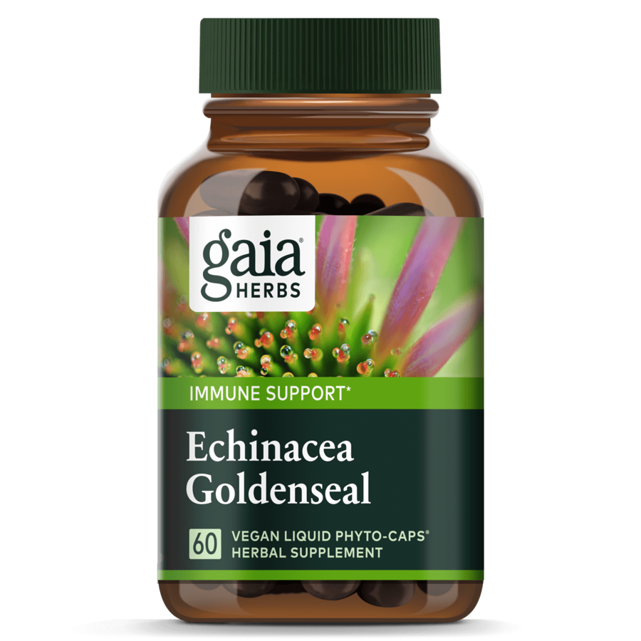 Echinacea Goldenseal Herbal Supplement - Immune Support & Wellness Booster - Perfect for Cold & Flu Season