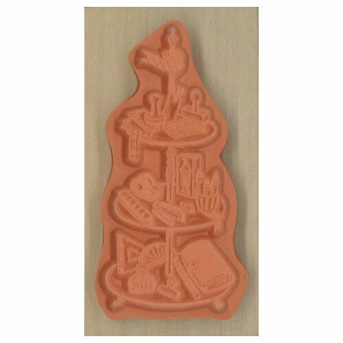Afternoon Stationery Rubber Stamp - Custom Self-Inking Stamp for Scrapbooking, Journaling & DIY Crafts - Perfect for Card Making, Planner Decor & Office Use