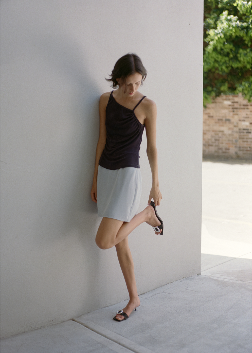 Stylish One Shoulder Tank Top for Women - Trendy Summer Fashion for Casual Wear, Gym, and Beach Outfits