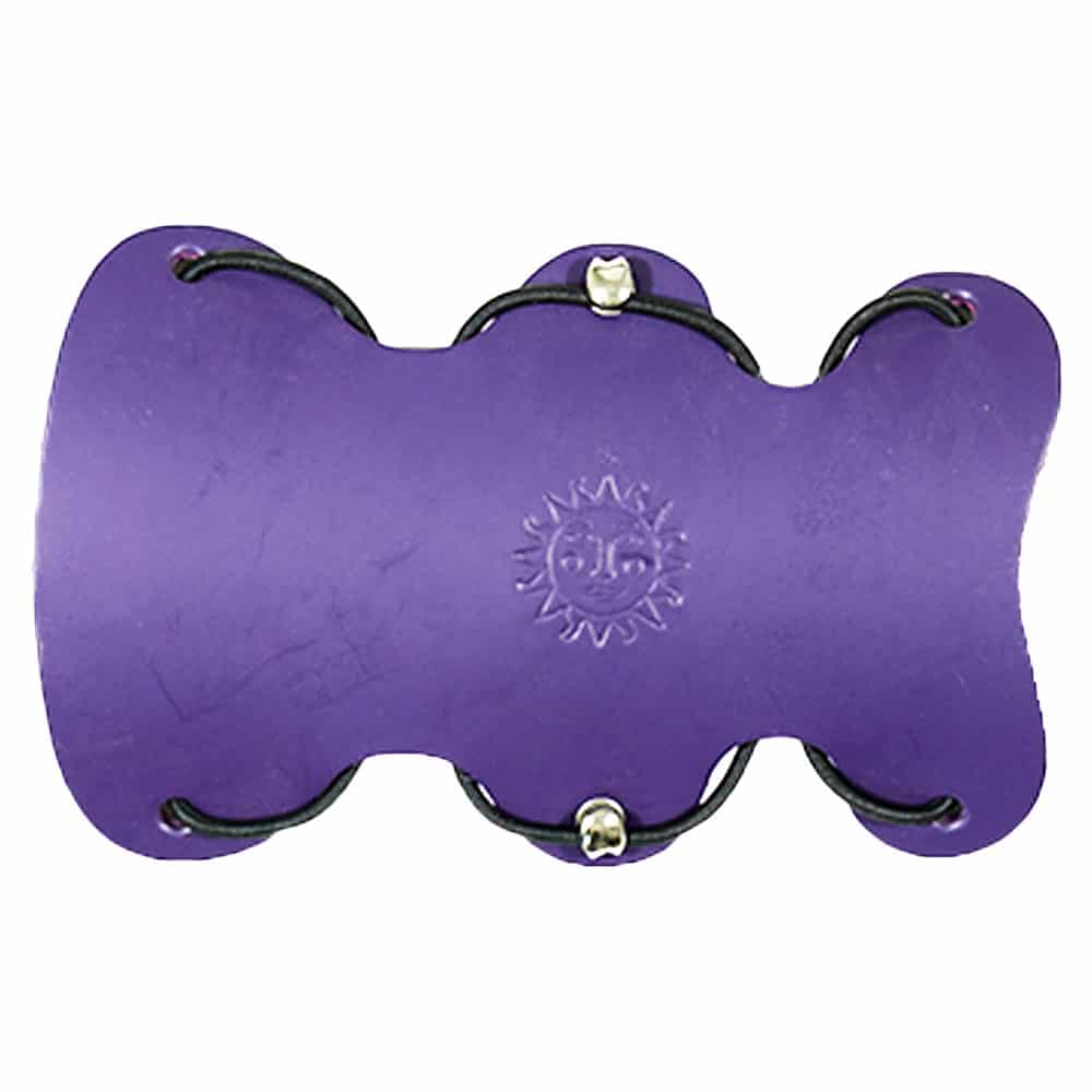 Serious Archery Kids & Youth Purple Leather Arm Guard for Bow Hunting - Perfect for Archery Practice & Outdoor Adventures