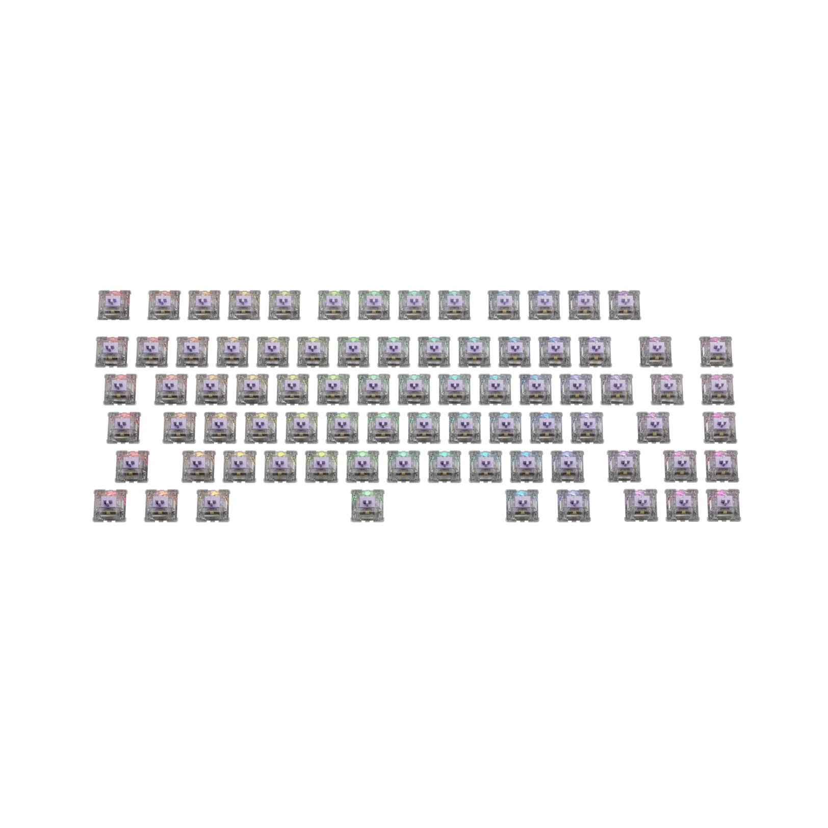 Glorious Mako Ultralight MX 75 ANSI Mechanical Keyboard Switches - Smooth Linear Switches for Gaming & Typing | Perfect for Esports, Office Work & Mechanical Keyboard Enthusiasts