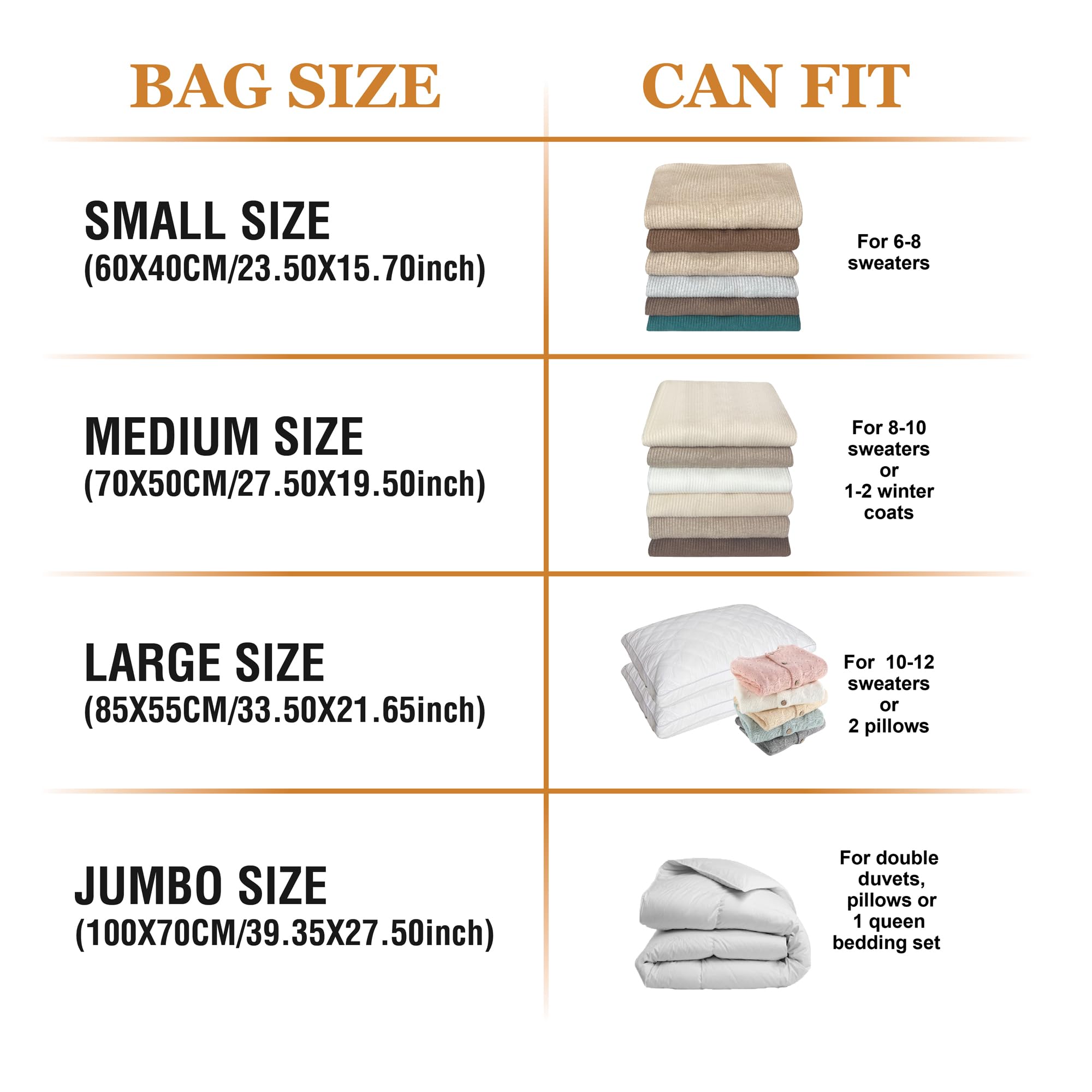 Electric Vacuum Storage Bags 15-Piece Set (2 Jumbo/2 Large/6 Medium/5 Small) - Space Saving Vacuum Seal Bags with Pump for Clothes, Comforters, Blankets & Bedding | Perfect for Travel, Seasonal Storage & Home Organization