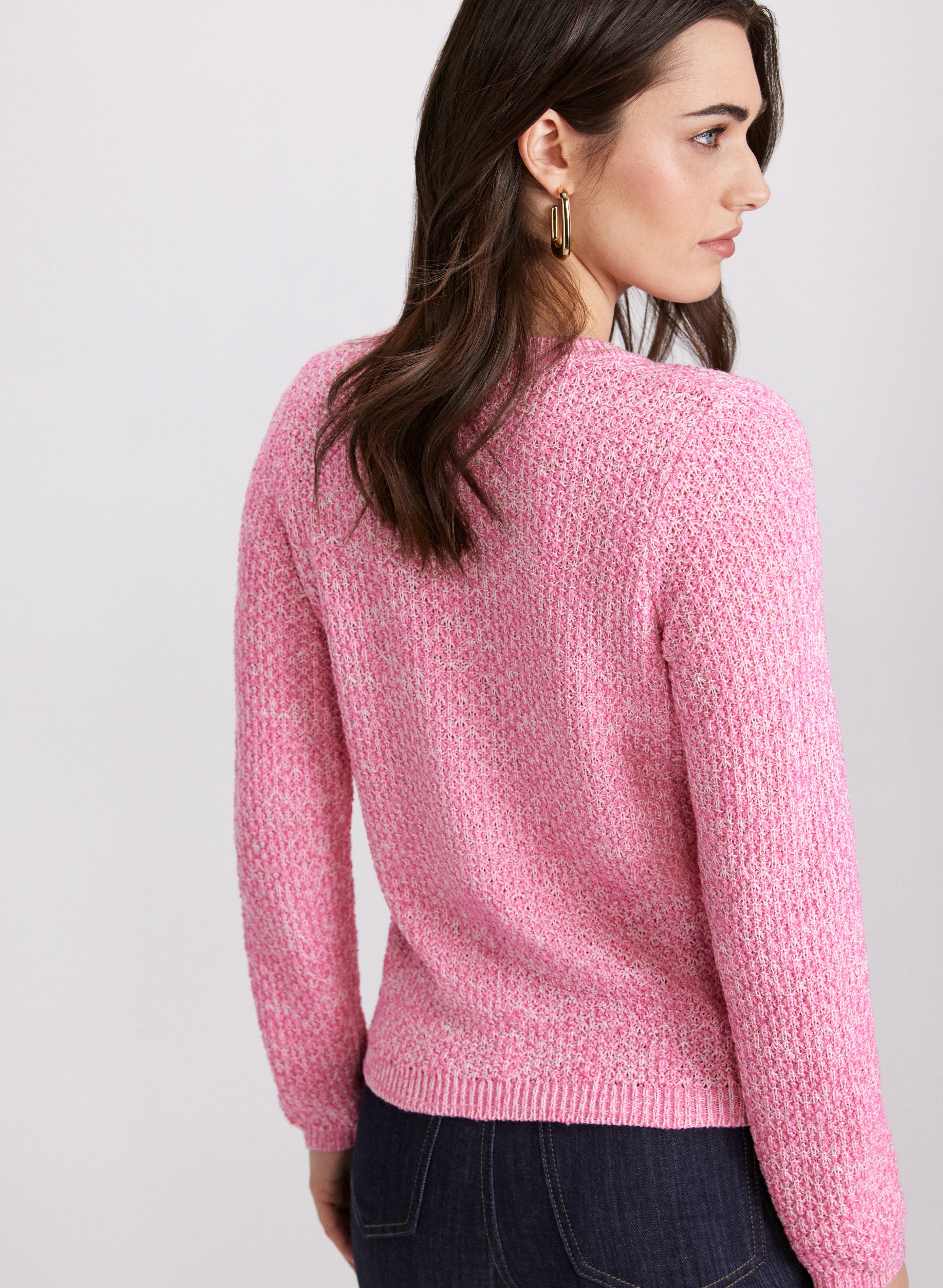 Stylish Embossed Button Down Cardigan for Women - Cozy Knit Sweater for Fall & Winter - Perfect for Office, Date Night & Casual Outings