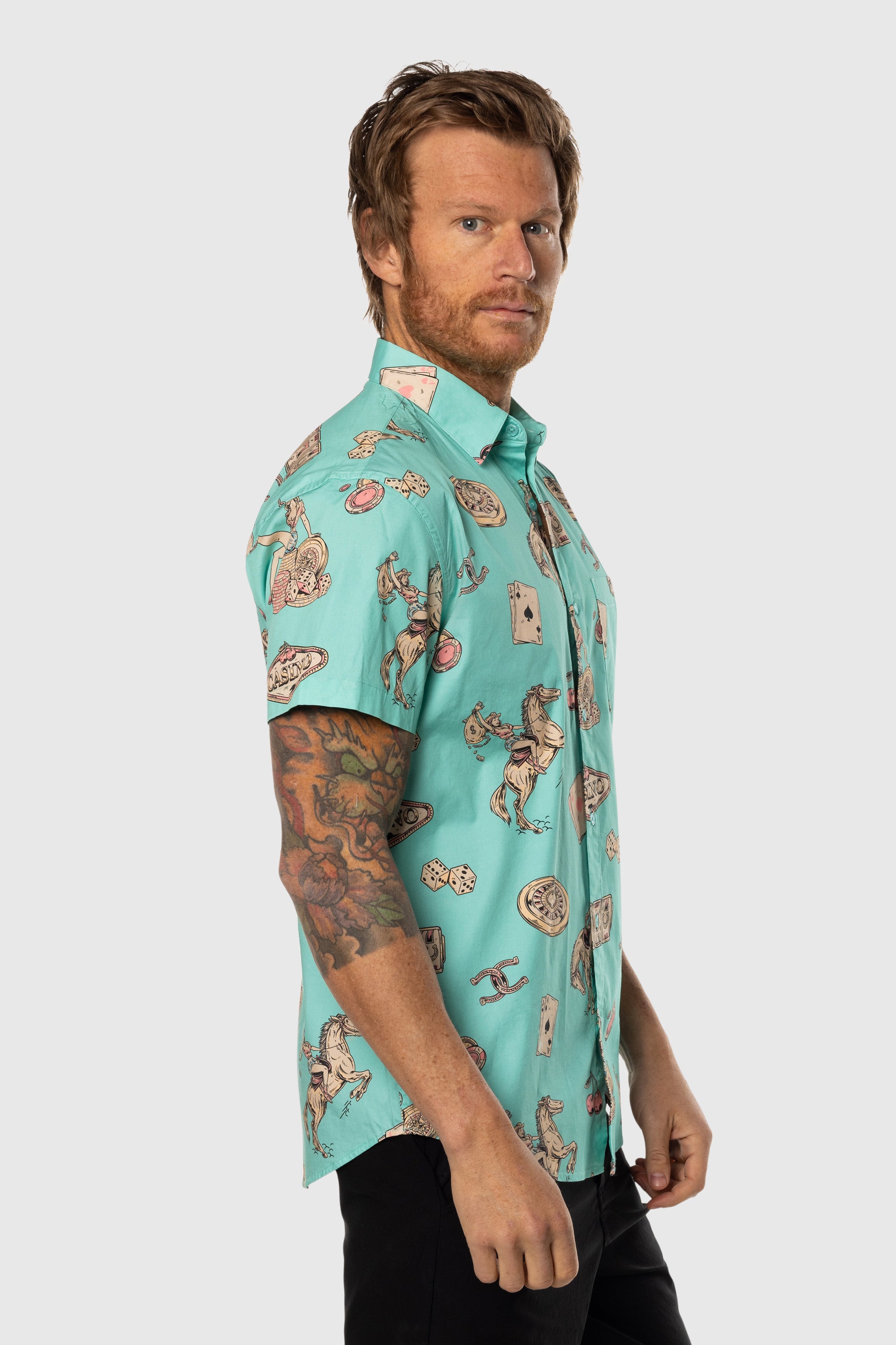 Classic Button-Up Shirt for Men - Comfortable & Stylish Casual Wear for Office, Dating & Everyday Outfits