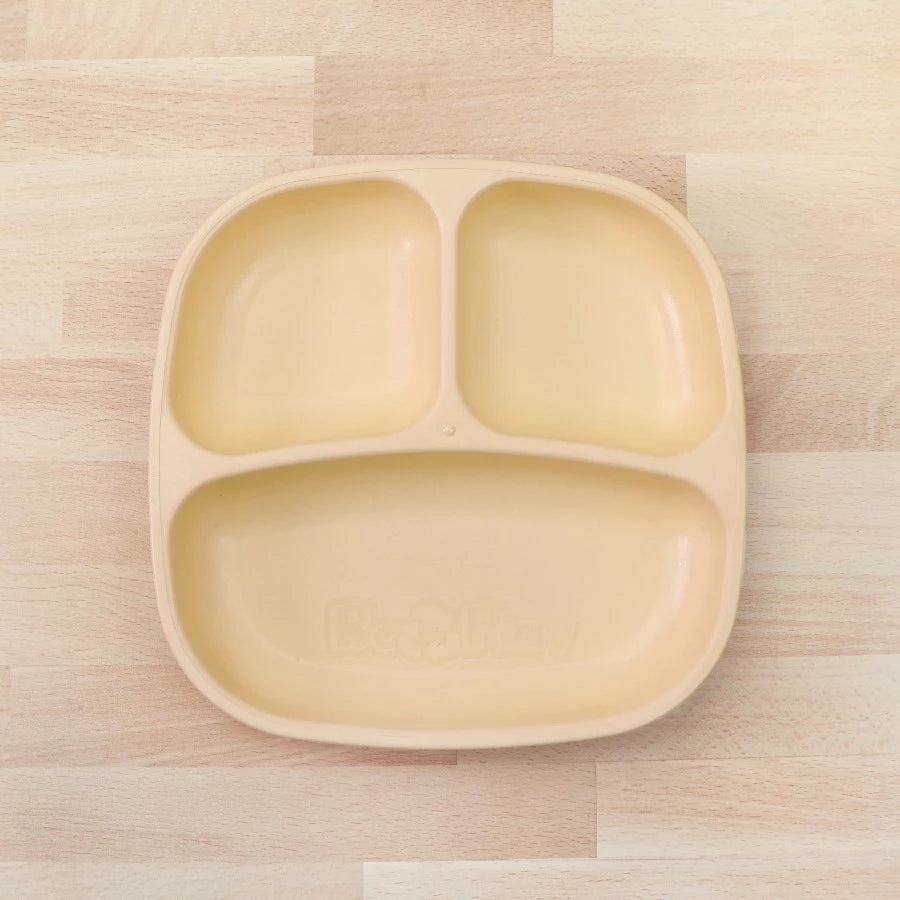 RePlay Divided Plate - BPA-Free Toddler Feeding Dish with Sections for Kids - Perfect for Mealtime, Snacks, and Portion Control at Home or On-the-Go