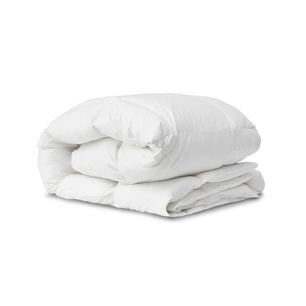 Premium 50/50 Duck Down & Feather Quilt - All-Season Luxury Bedding for Single Bed | Soft & Warm Comfort for Cozy Nights, Guest Rooms & Dorm Essentials