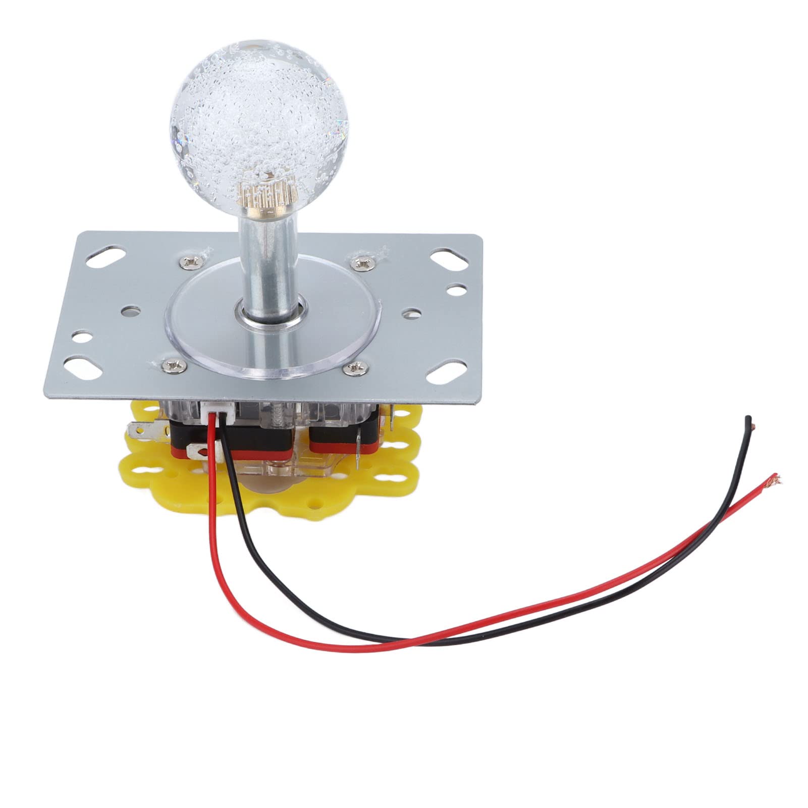 BTIHCEUOT Arcade Joystick with Colorful LED Lighting - Durable, Stable & Widely Compatible for Arcade Games, Fighting Machines & Claw Machines - Perfect for Home Arcades, Gaming Lounges & Entertainment Centers
