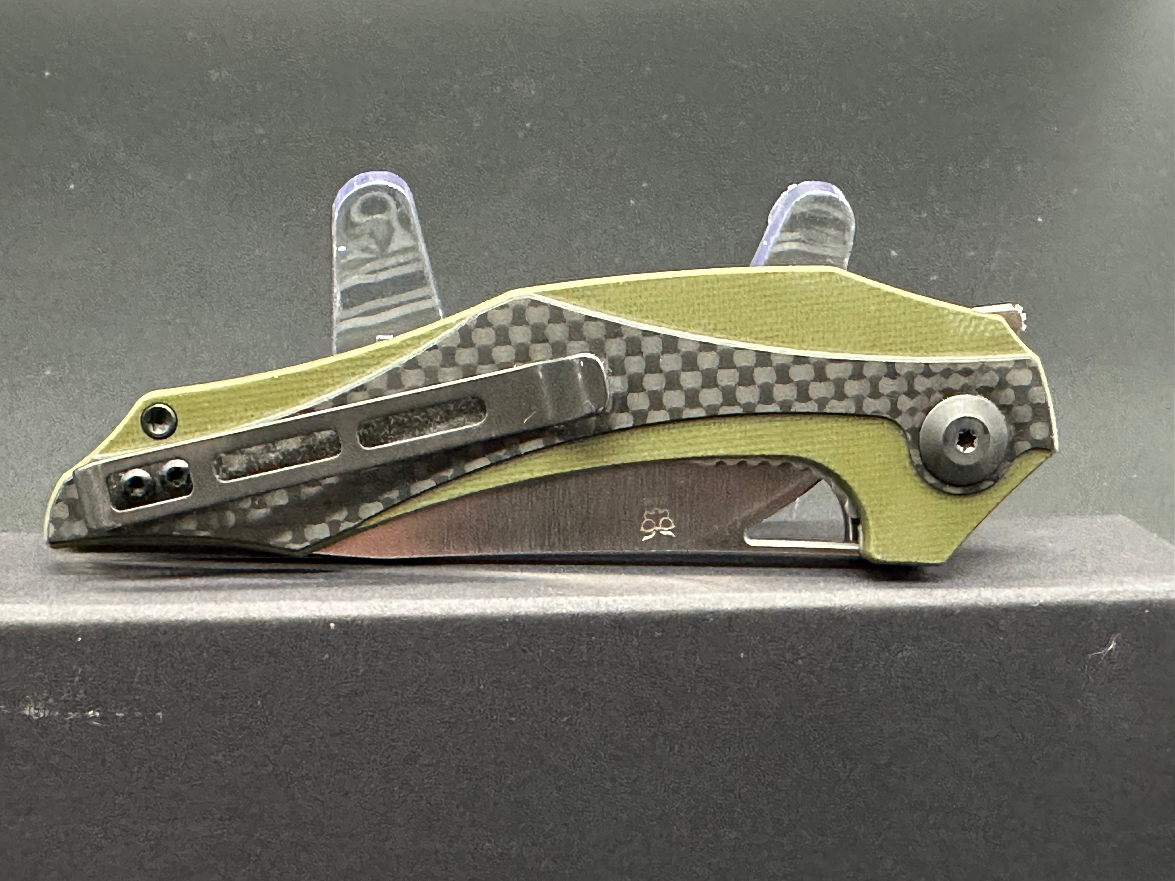 CIVIVI Isham Plethiros Folding Pocket Knife - EDC Tactical Knife with D2 Steel Blade & G10 Handle for Outdoor, Camping, and Everyday Carry