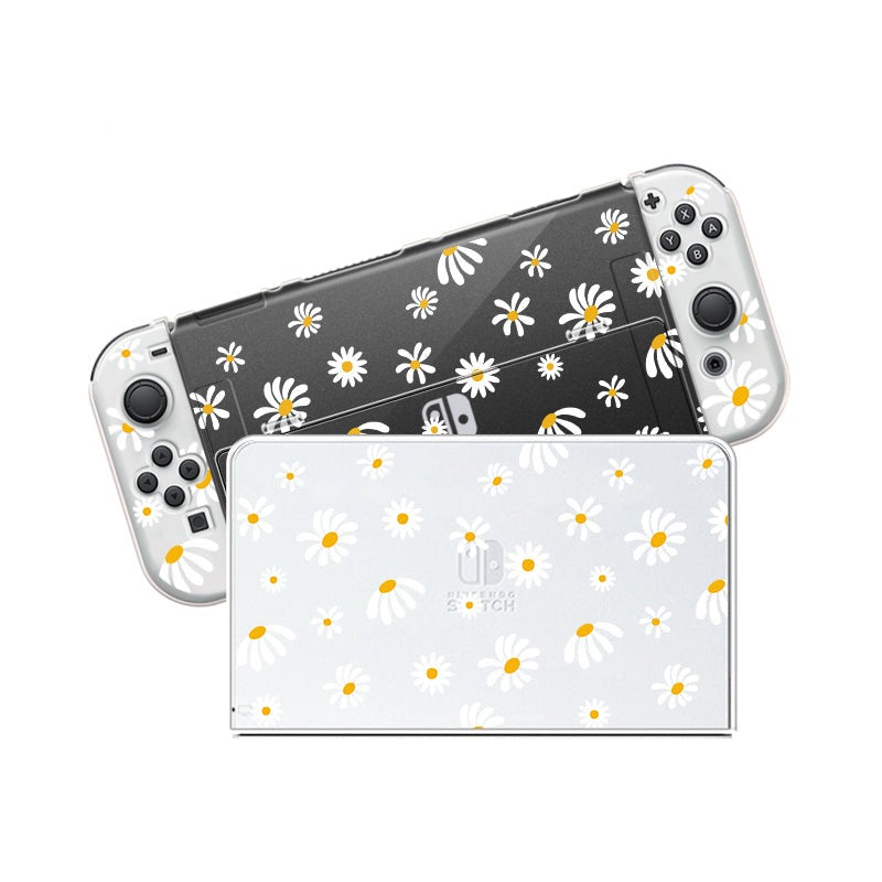 Premium Daisy Life Case for Nintendo Switch - Durable Protective Cover with Custom Design for Gaming On-The-Go, Travel & Home Entertainment