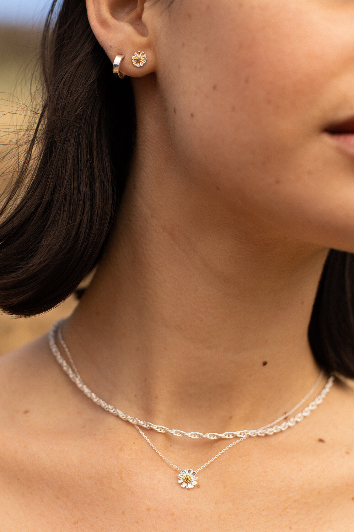 Wildflower Necklace for Women - Dainty Floral Pendant Jewelry - Perfect for Weddings, Date Nights & Everyday Wear