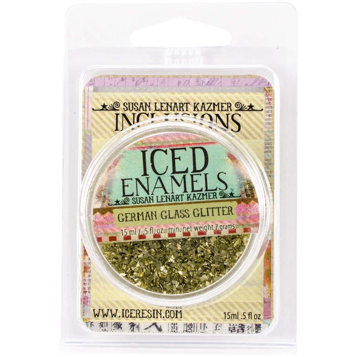 ICE Resin ® Premium Glass Glitter in Chartreuse - Perfect for DIY Crafts, Jewelry Making, and Home Decor Projects
