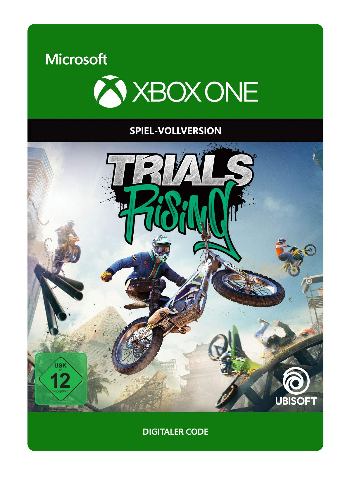 Trials Rising Xbox One Game - Digital Download Code | Exciting Motorbike Racing Adventure for Thrill Seekers