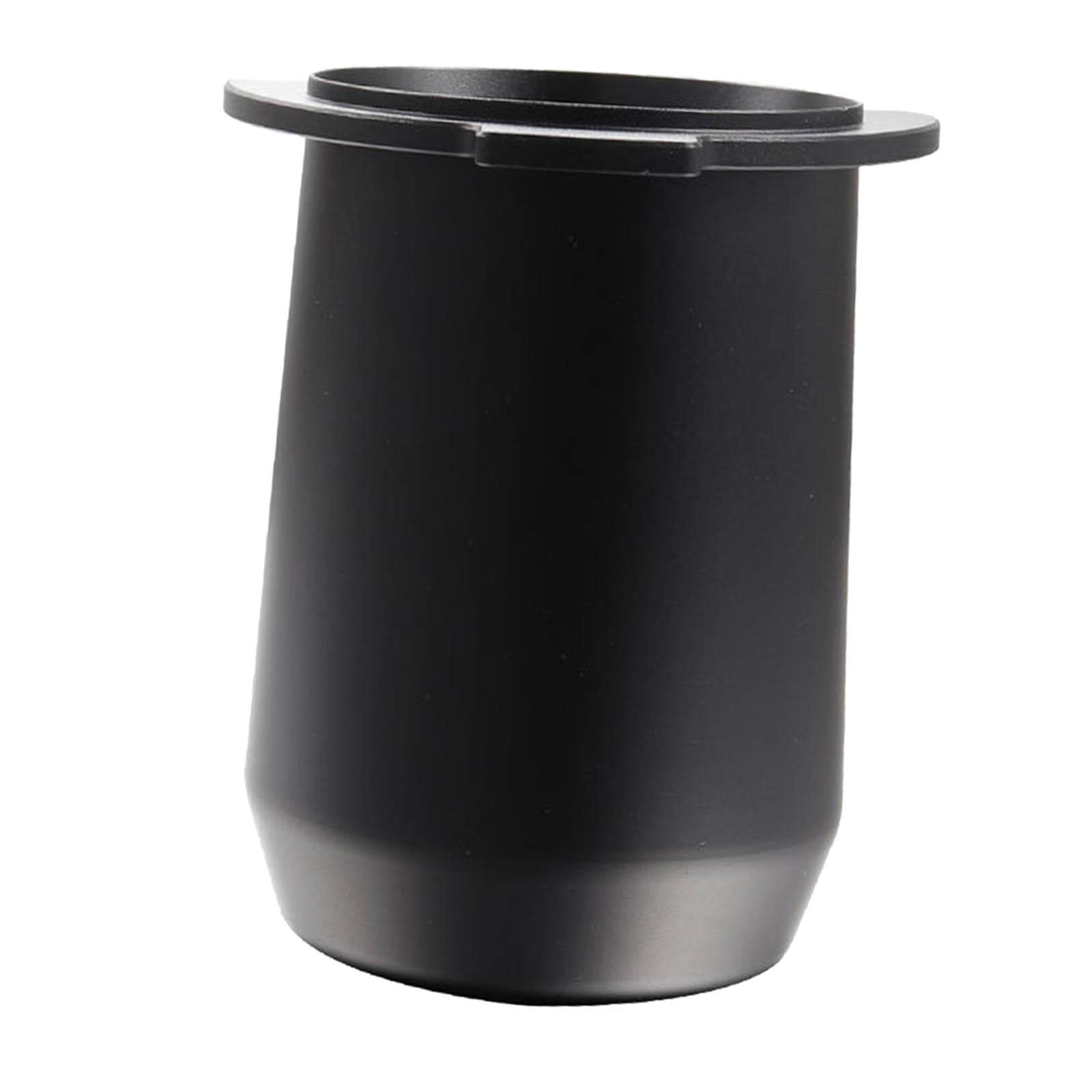Baoblaze Espresso Coffee Dosing Cup & Distributor Tool - Precision Ground Coffee Leveler for Portafilter - Perfect for Baristas & Home Brewing (Black) | Ideal for Espresso Machines & Coffee DIY Enthusiasts