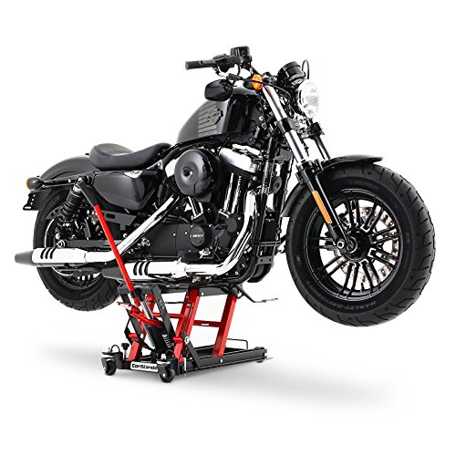 Hydraulic Motorcycle Scissor Lift Jack - Compatible with Suzuki Marauder VZ800 (BL-RD) | Heavy-Duty Bike Maintenance & Repair Tool for Garage, Workshop & DIY Enthusiasts
