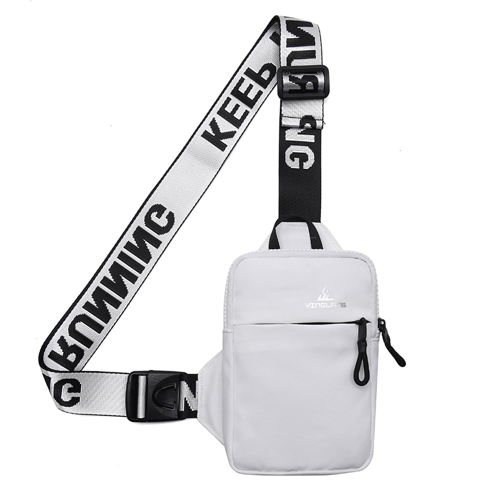 Mini Sling Bag for Women & Men - Small Crossbody Shoulder Bag with Phone Pocket - Lightweight Chest Pack for Travel, Hiking, Running & Everyday Use