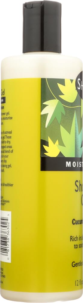 Shikai Cucumber Melon Shower Gel - Bulk Saver Pack (12x12 Fl Oz) | Moisturizing Body Wash for Dry Skin, Refreshing Bath & Shower Gel for Spa-Like Experience at Home