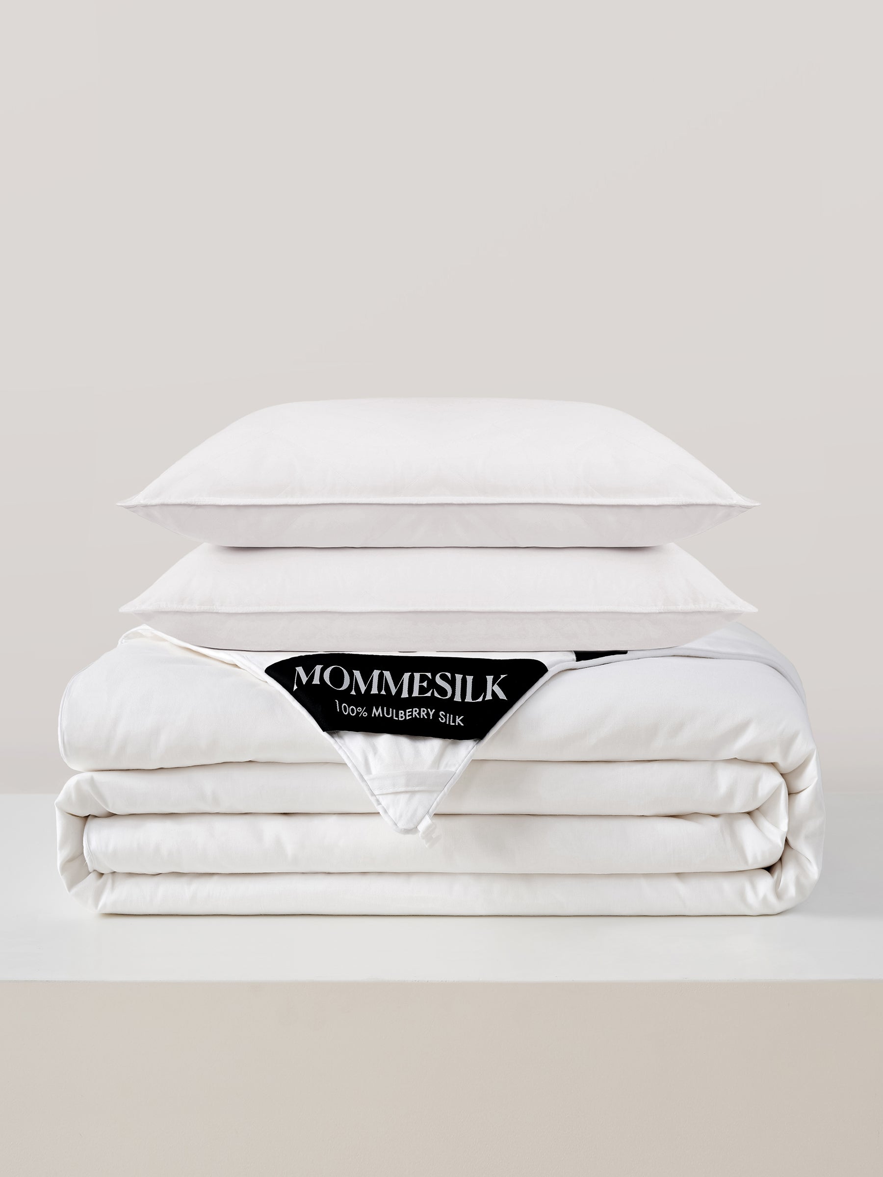 Luxury 2-in-1 Silk Comforter & Pillow Set - 100% Mulberry Silk Bedding for Ultimate Comfort | Perfect for Master Bedroom, Guest Room & Luxury Hotels