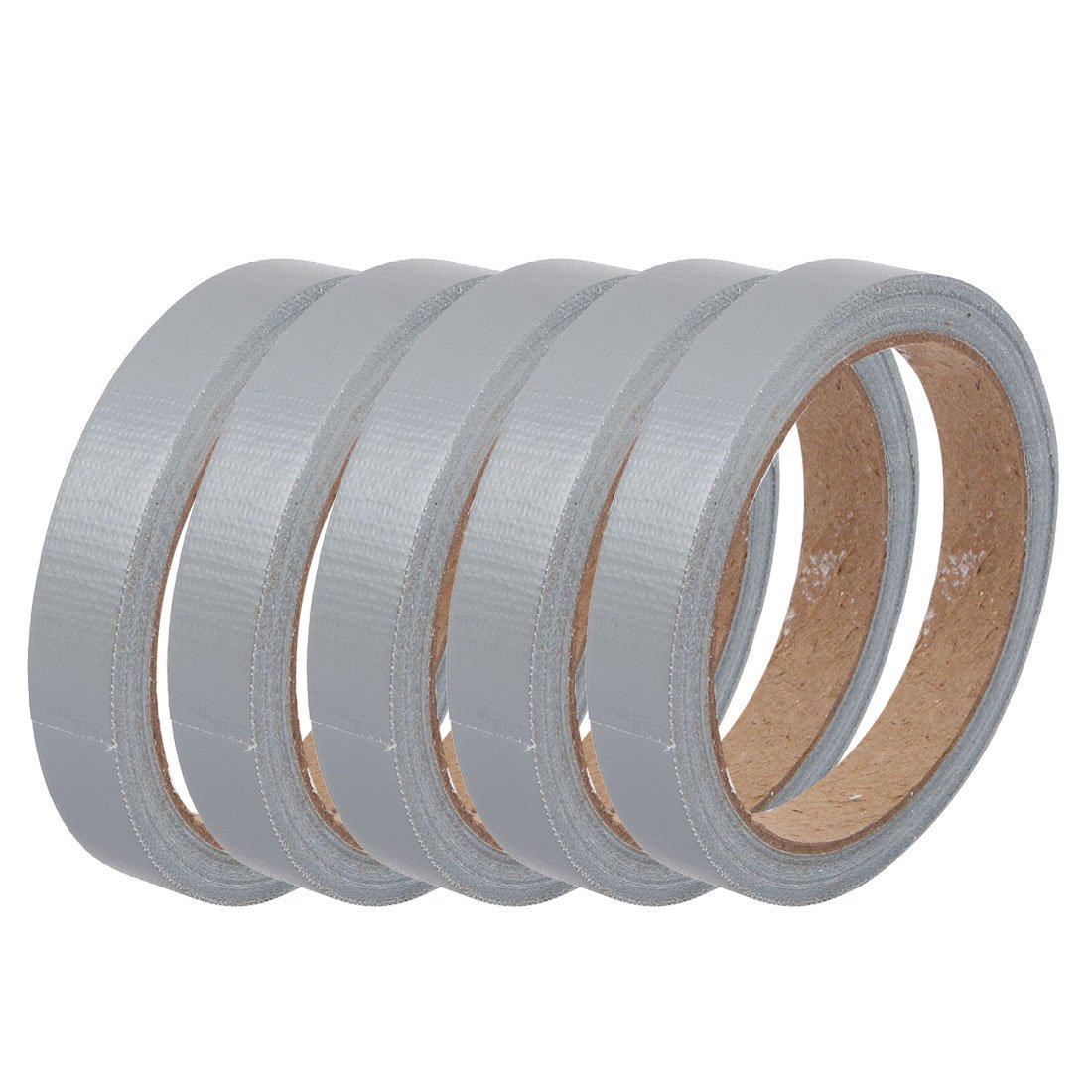IIVVERR Gray Single-Sided Safety Carpet Tape 0.6-Inch x 11 Yards (5 Pack) - Non-Slip Floor Marking Tape for Home, Office & Event Setup - Secure Rugs, Carpets & Mats on Hardwood, Tile & Concrete Floors