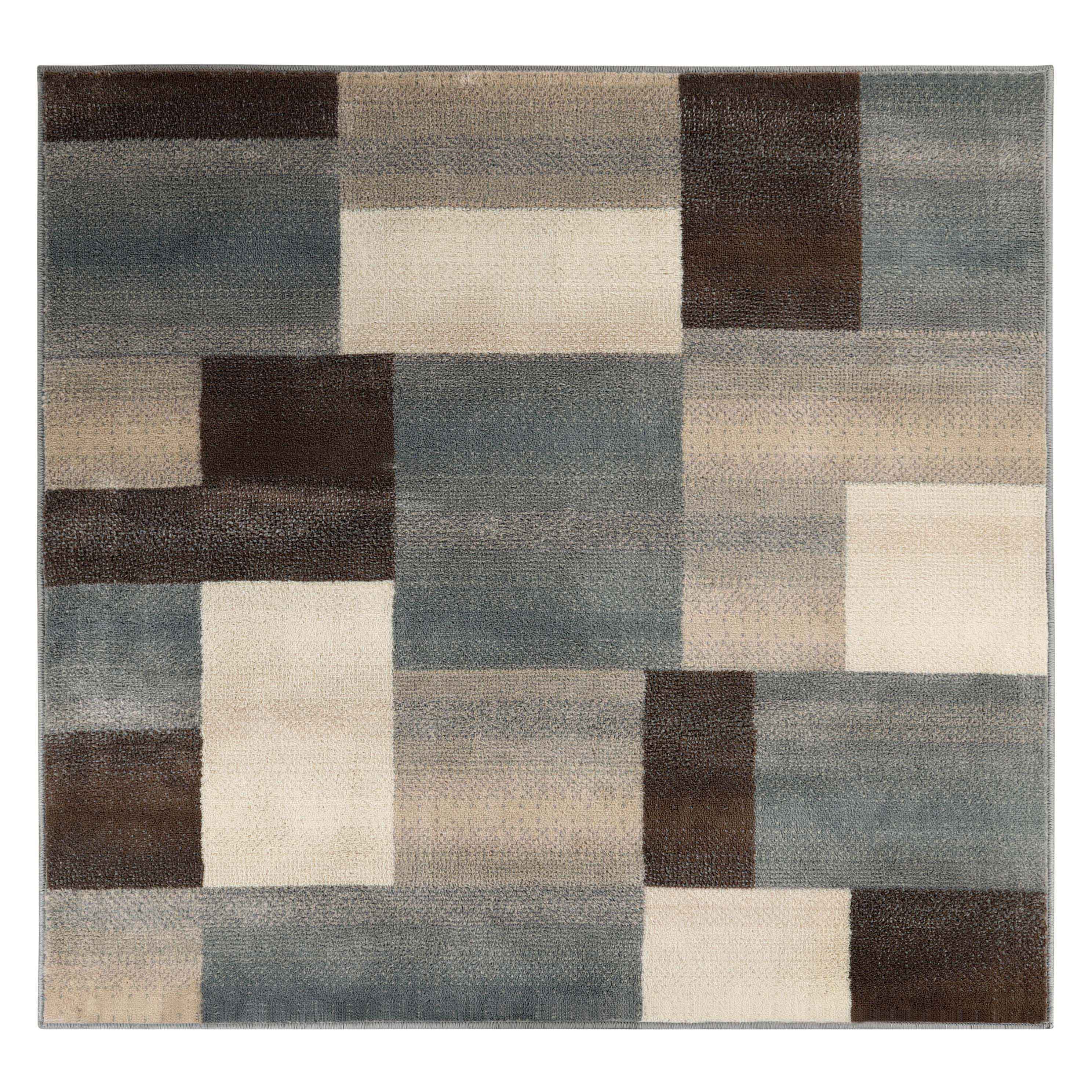 Clifton Modern Geometric Patchwork Area Rug or Runner Rug - Stylish Home Decor for Living Room, Bedroom & Office - Soft & Durable Floor Covering