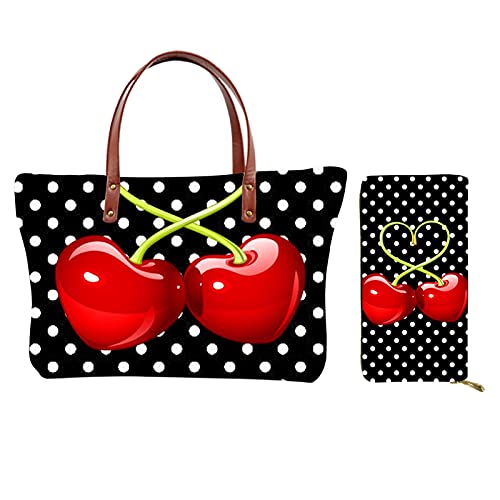 Cherry White Dots