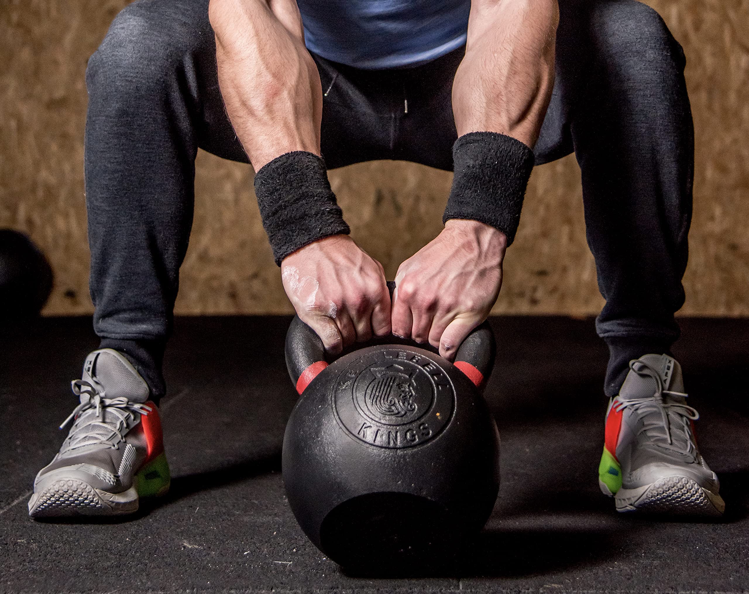 Kettlebell Kings Powder Coated Kettlebell Weights 9-97 lbs - Premium Strength Training Equipment for Men & Women - Durable Home Gym Weights for CrossFit, HIIT & Functional Fitness Workouts