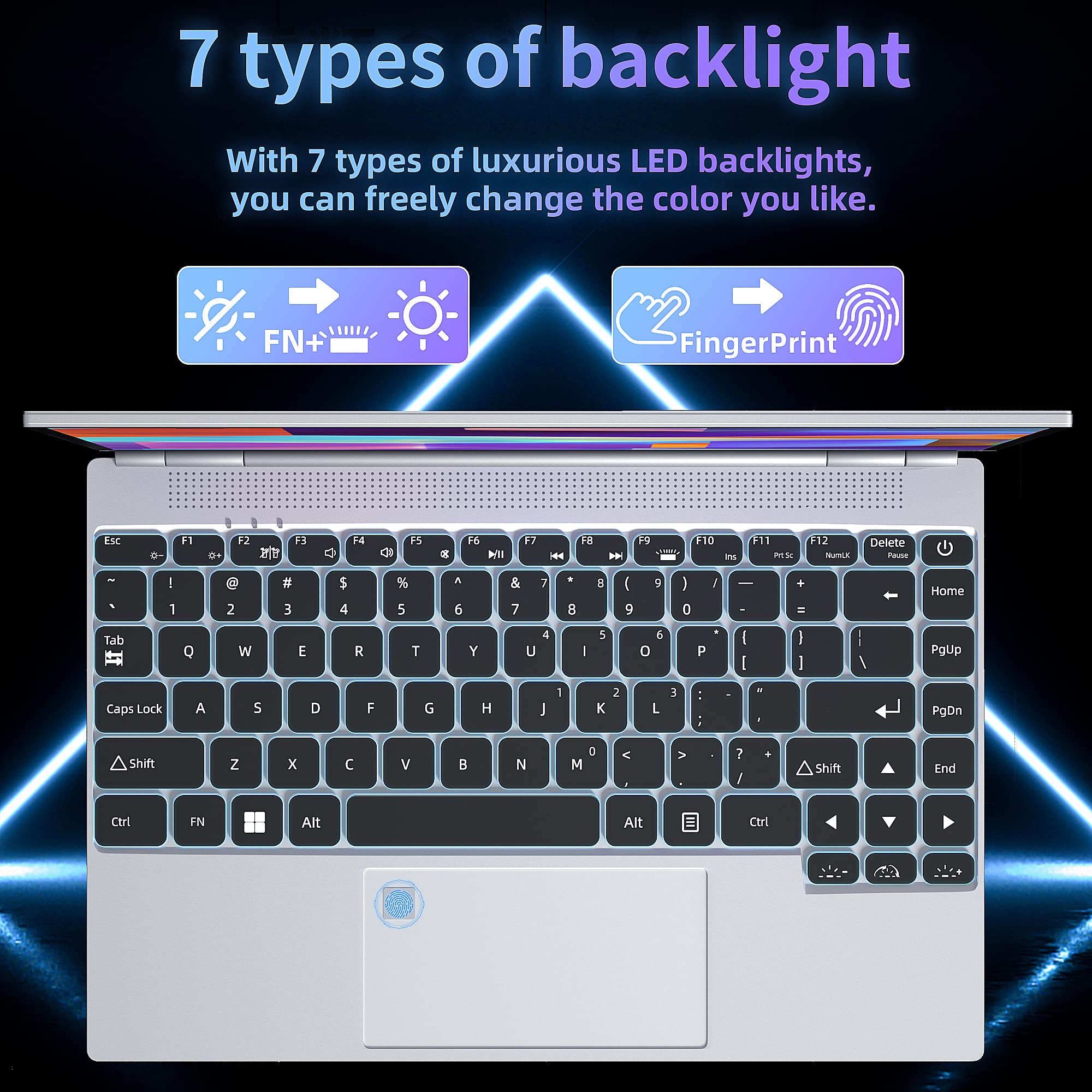 4-in-1 Convertible Laptop with Windows 11 Pro & Office 2019 - 14