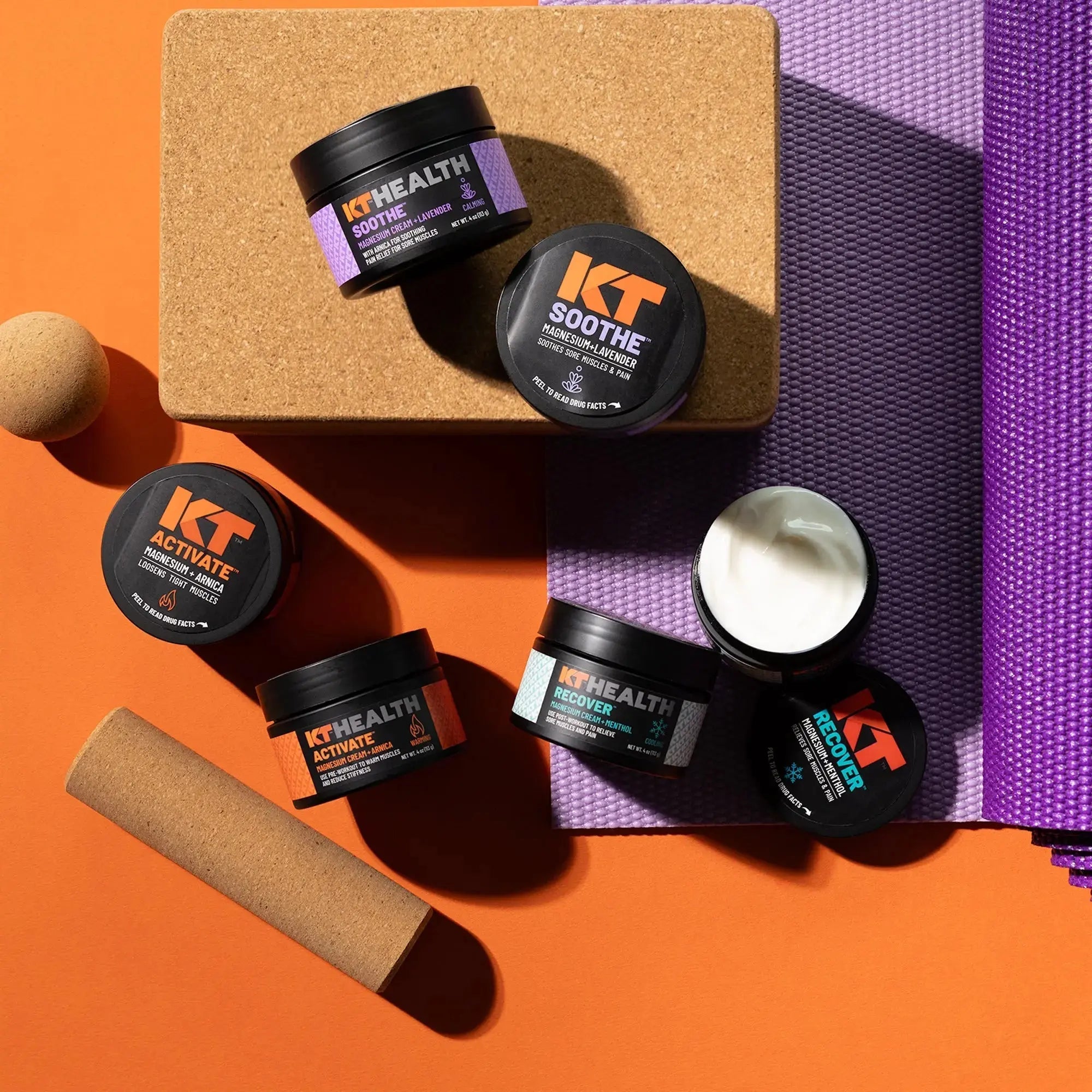 KT Health Magnesium Cream for Muscle Relaxation & Pain Relief - Natural Topical Solution for Athletes & Active Lifestyles