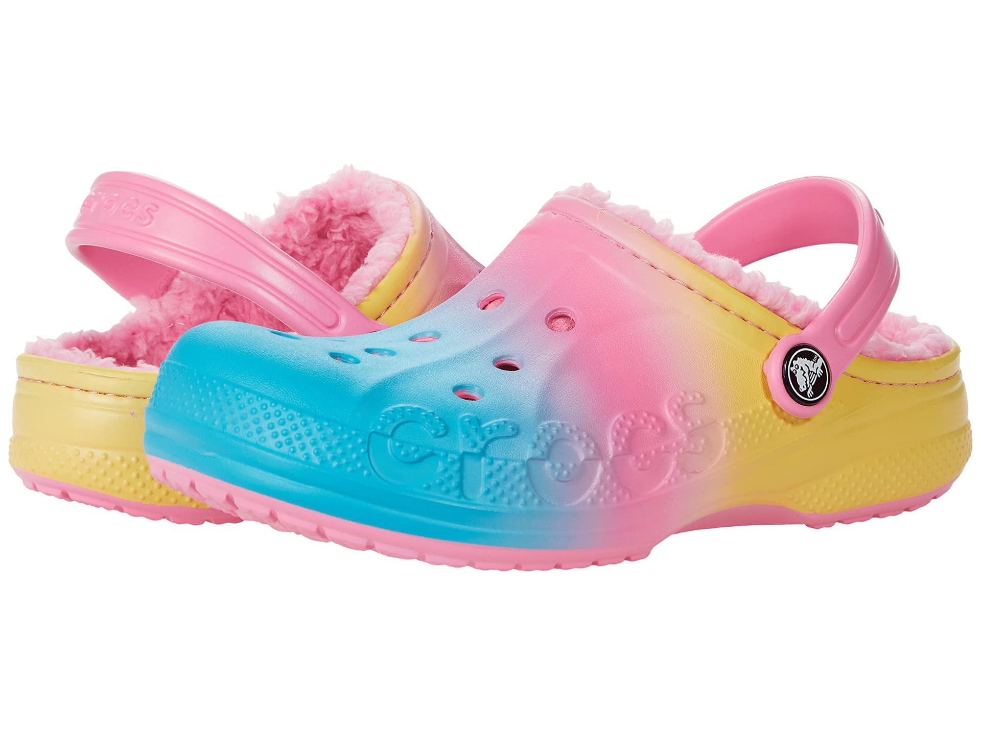 Crocs Baya Printed Lined Clog for Toddlers & Kids - Waterproof Comfort Shoes for Boys & Girls - Perfect for Playtime, School & Outdoor Activities
