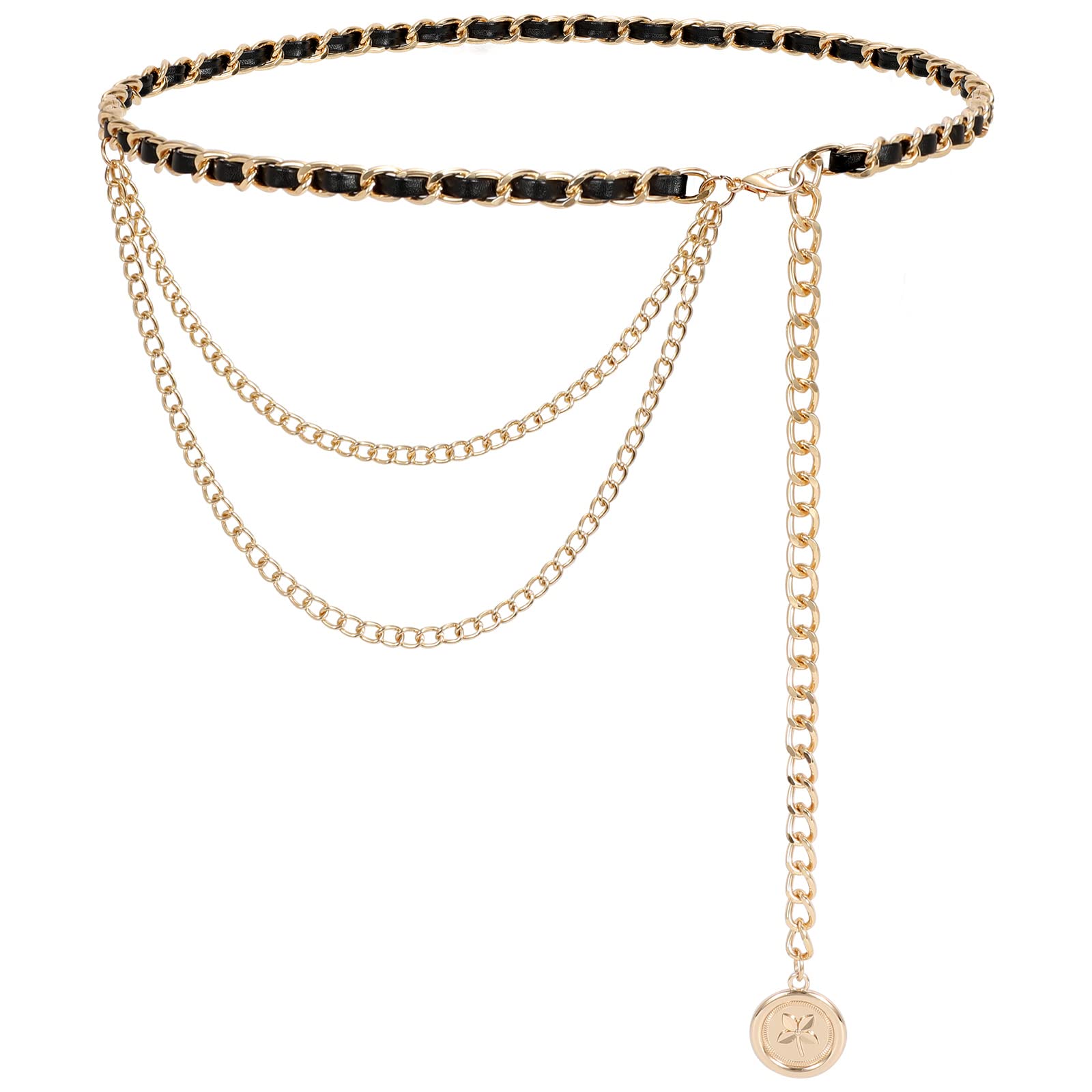 Stylish Rhinestone Waist Chain Body Jewelry for Women - Elegant Metal Belly Chain Accessory | Perfect for Parties, Weddings & Festival Outfits