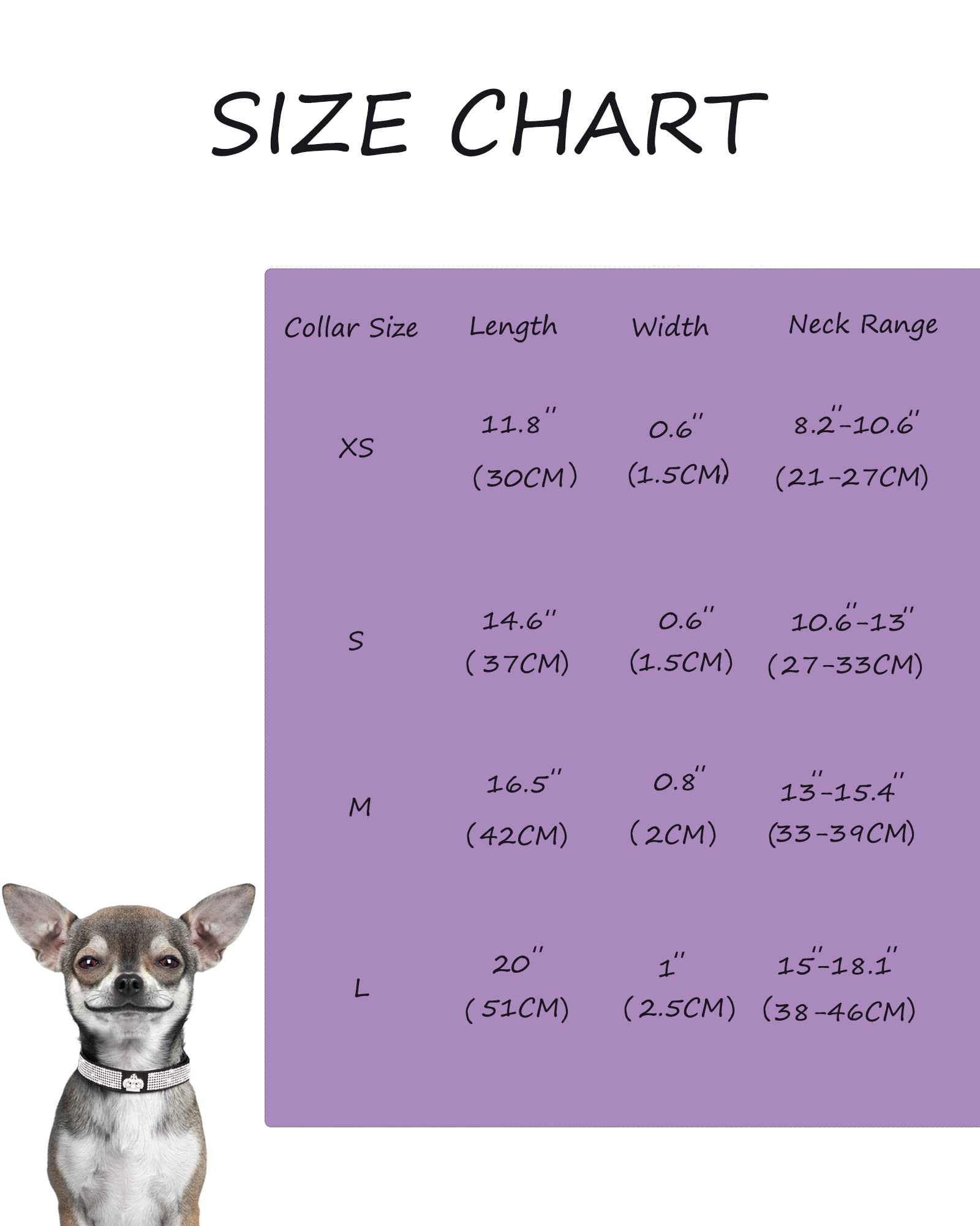 Premium Adjustable Leather Suede Bling Dog Collar with Rhinestones - XS Size for Small Dogs & Cats (Pink, Purple) - Perfect for Daily Walks, Pet Fashion & Special Occasions