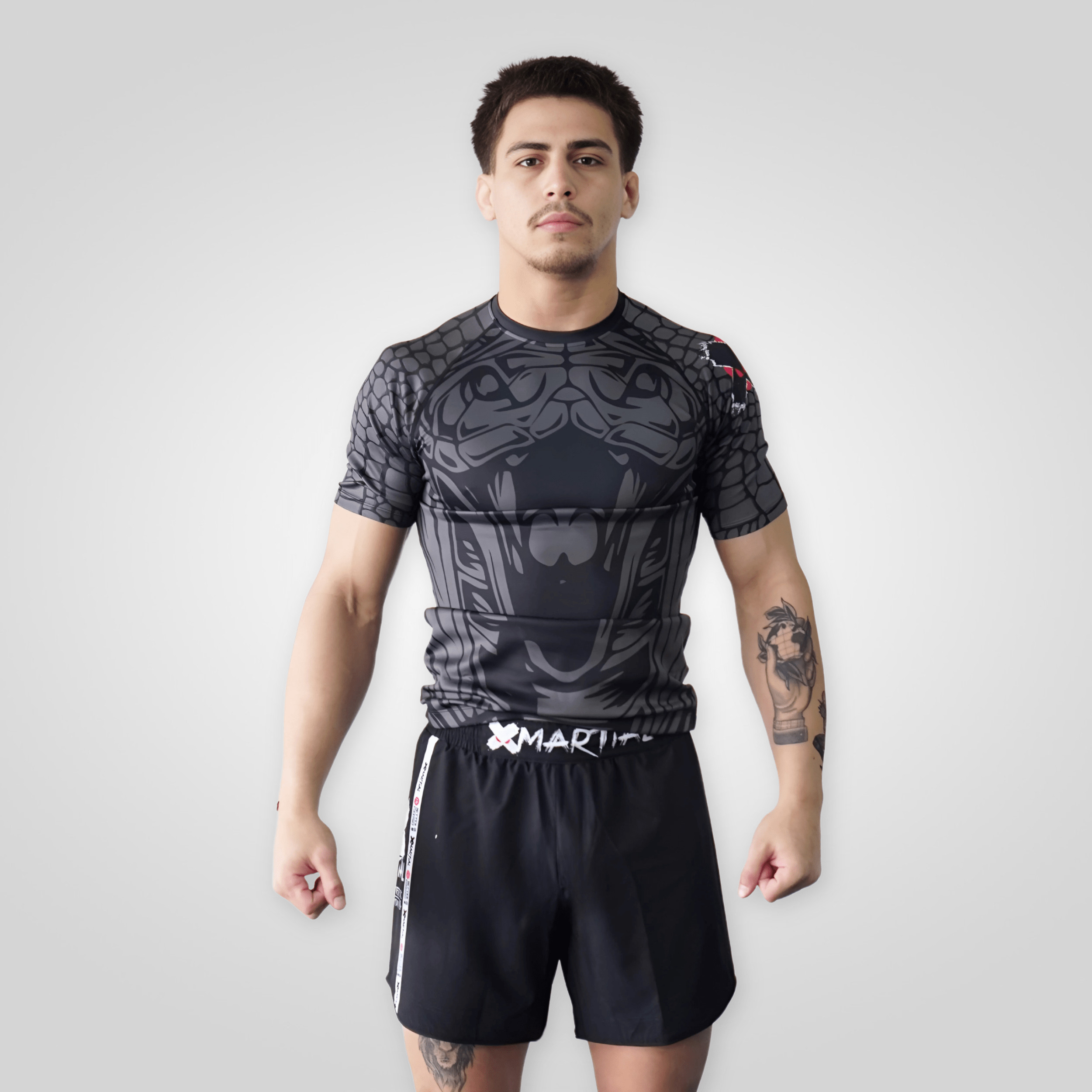 Anaconda BJJ Rash Guard - Compression Shirt for Brazilian Jiu-Jitsu, MMA & Grappling - Moisture Wicking & UV Protection - Perfect for Training, Competition & Martial Arts Practice