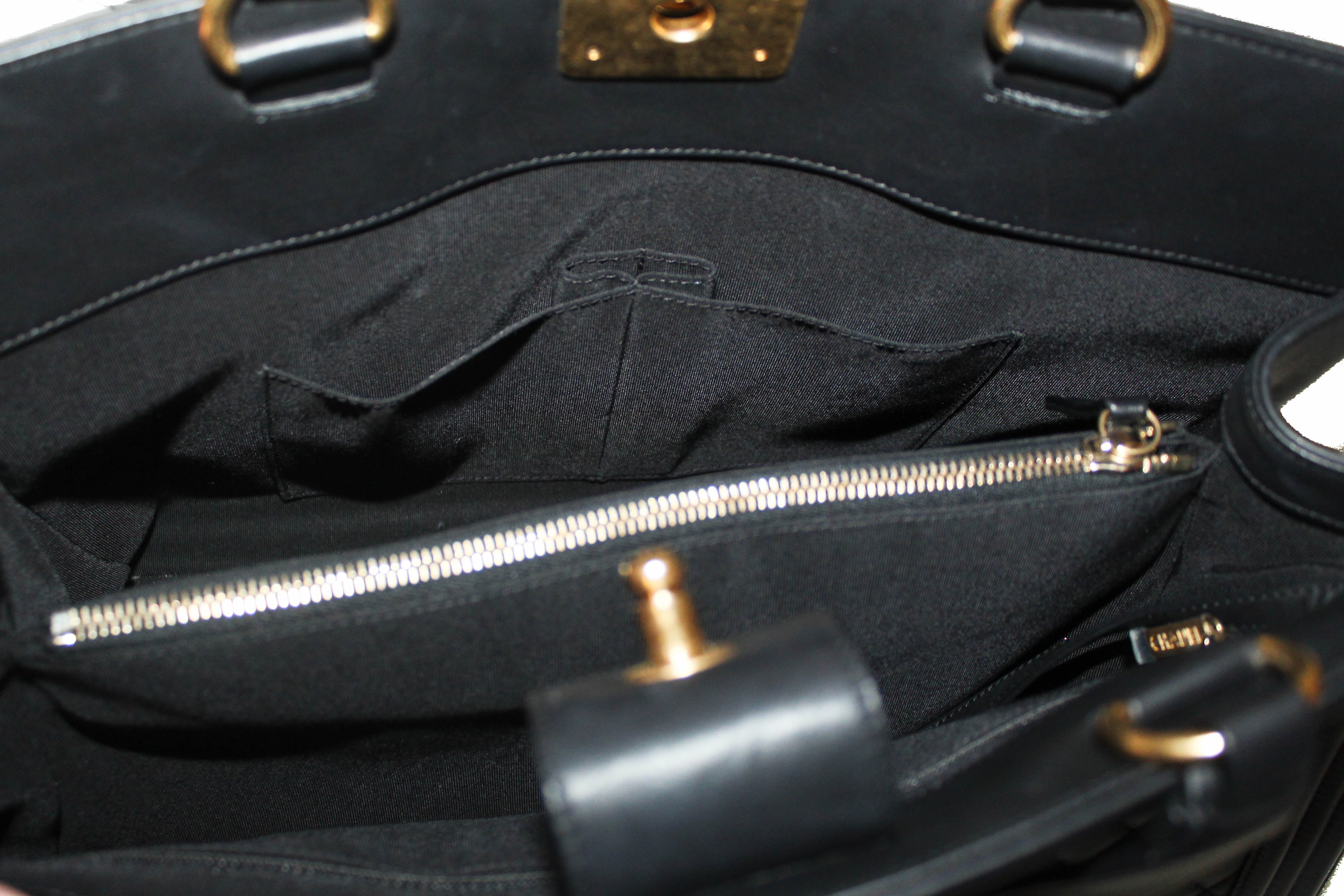 Authentic Chanel Black Quilted Lambskin Leather Boy Large Shopping Tote Bag - Luxury Designer Handbag for Women, Perfect for Work, Travel & Everyday Use