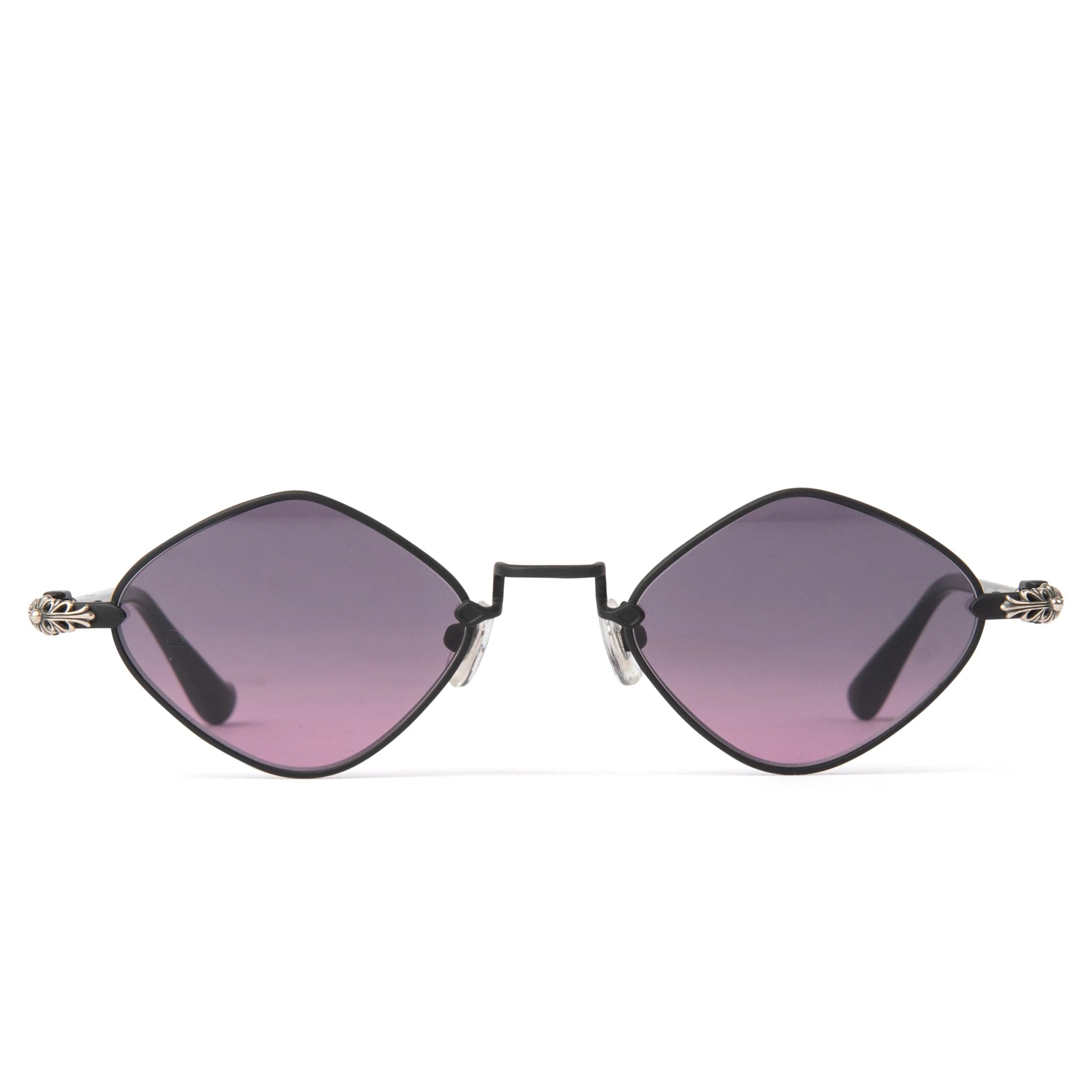 Chrome Hearts Diamond Dog Matte Black Sunglasses for Men & Women - Luxury Designer Shades for Outdoor, Driving & Fashion