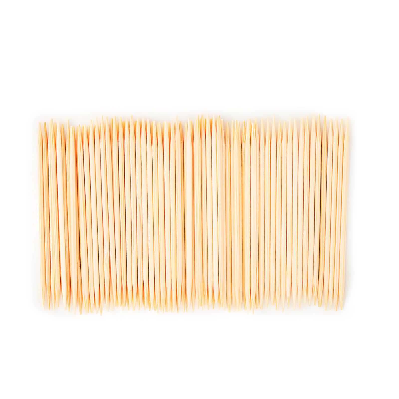 Premium 1200-Count Bamboo Toothpicks - Natural Wooden Toothpicks for Teeth Cleaning, Appetizers, BBQ, Fruits & Cocktails | Eco-Friendly Double-Pointed Toothpicks for Parties, Restaurants & Home Use