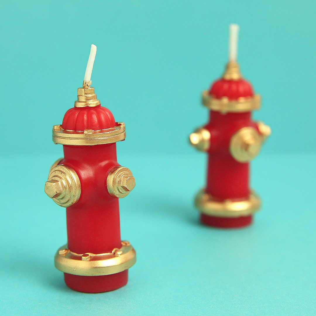 Fireproof Birthday Cake Candles - Safe Firefighting Candle Toppers for Birthday Parties | Perfect for Kids' Birthday Cakes and Special Celebrations