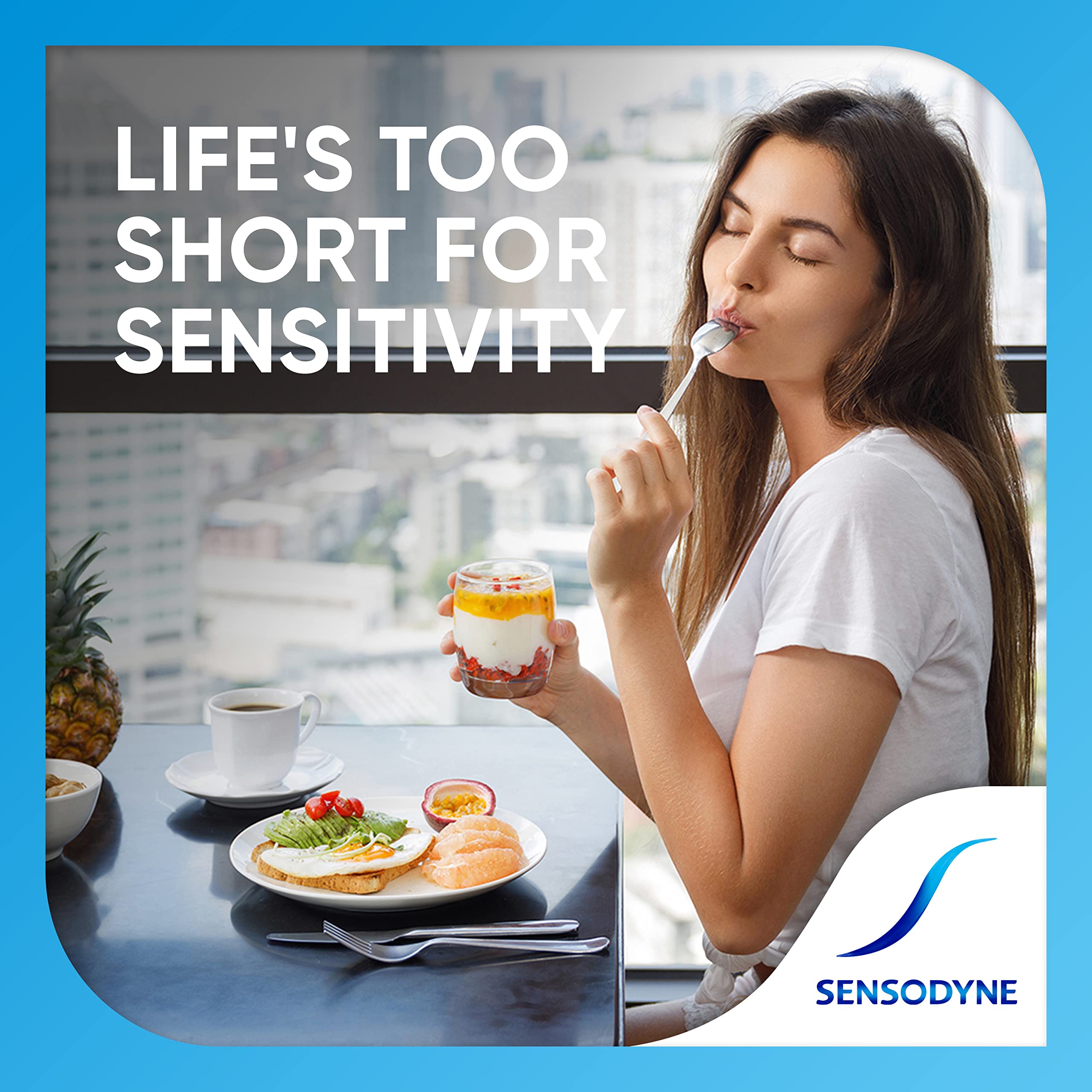Sensodyne Complete Protection Toothpaste for Sensitive Teeth & Gingivitis Relief - Extra Fresh Mint Flavor - 3.4oz (2-Pack) - Ideal for Daily Oral Care & Sensitivity Relief