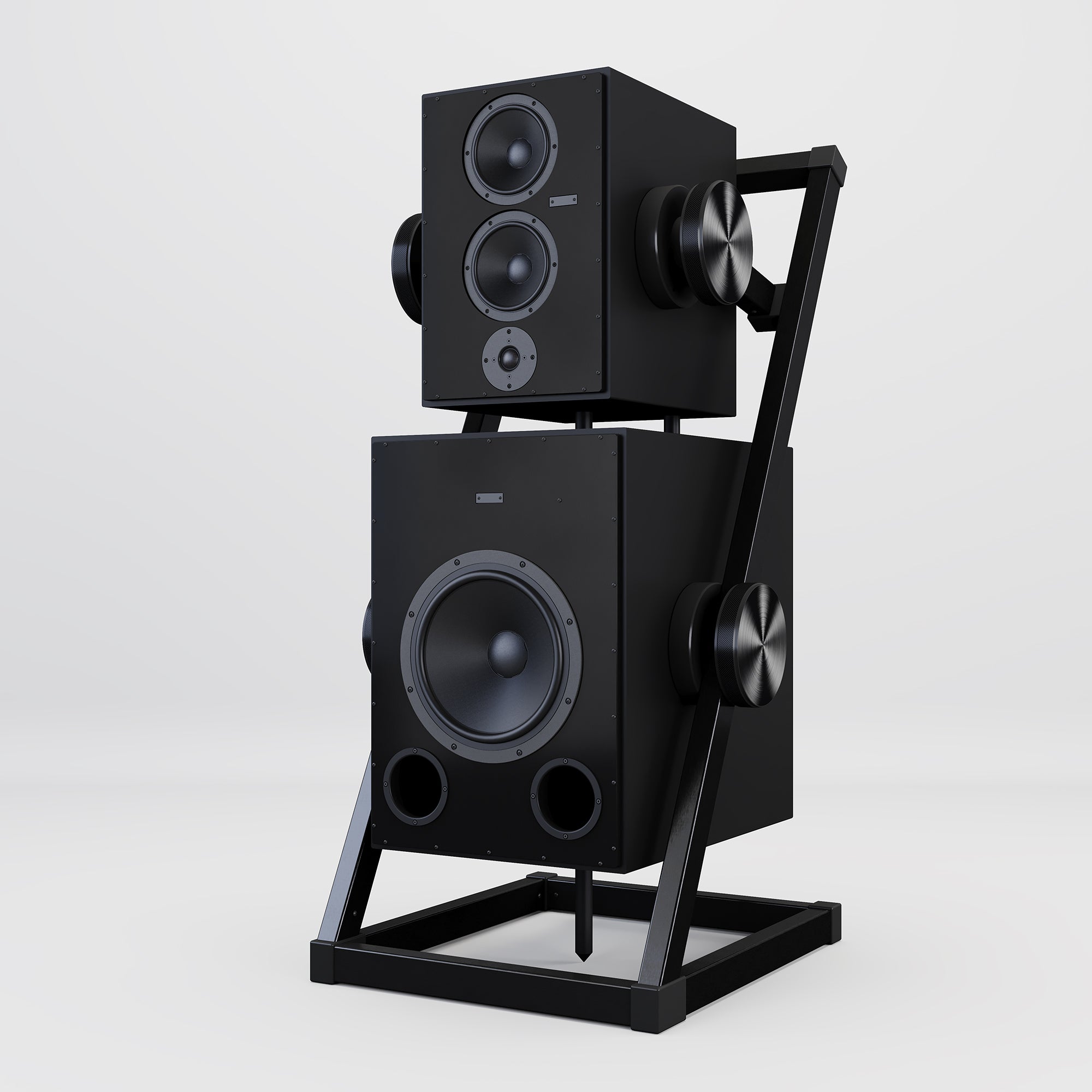 Premium Goldmund SAMADHI Active Wireless Speakers - Hi-Fi Sound System for Home Theater, Music Studio & Audiophile Listening
