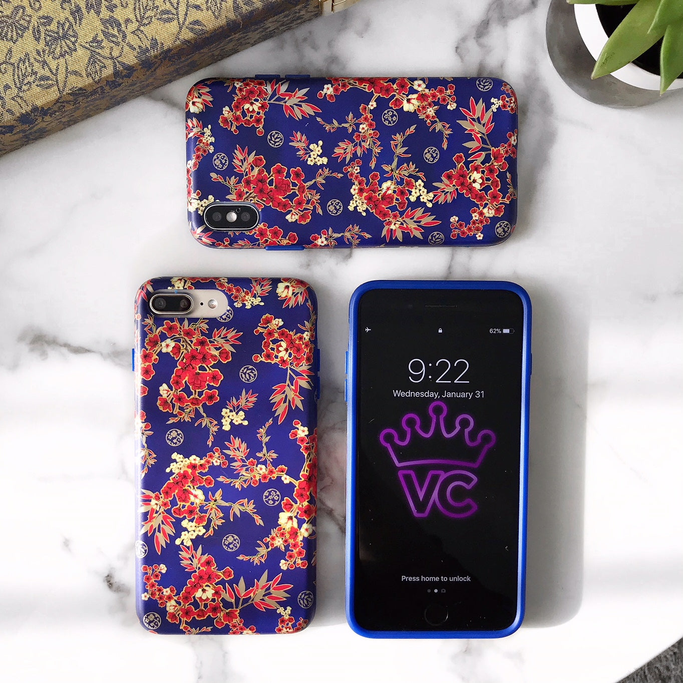 Cherry Blossom Floral Pattern iPhone Case - Elegant Spring Design for iPhone 13/14/15 Pro Max - Perfect for Spring Outfits & Photography
